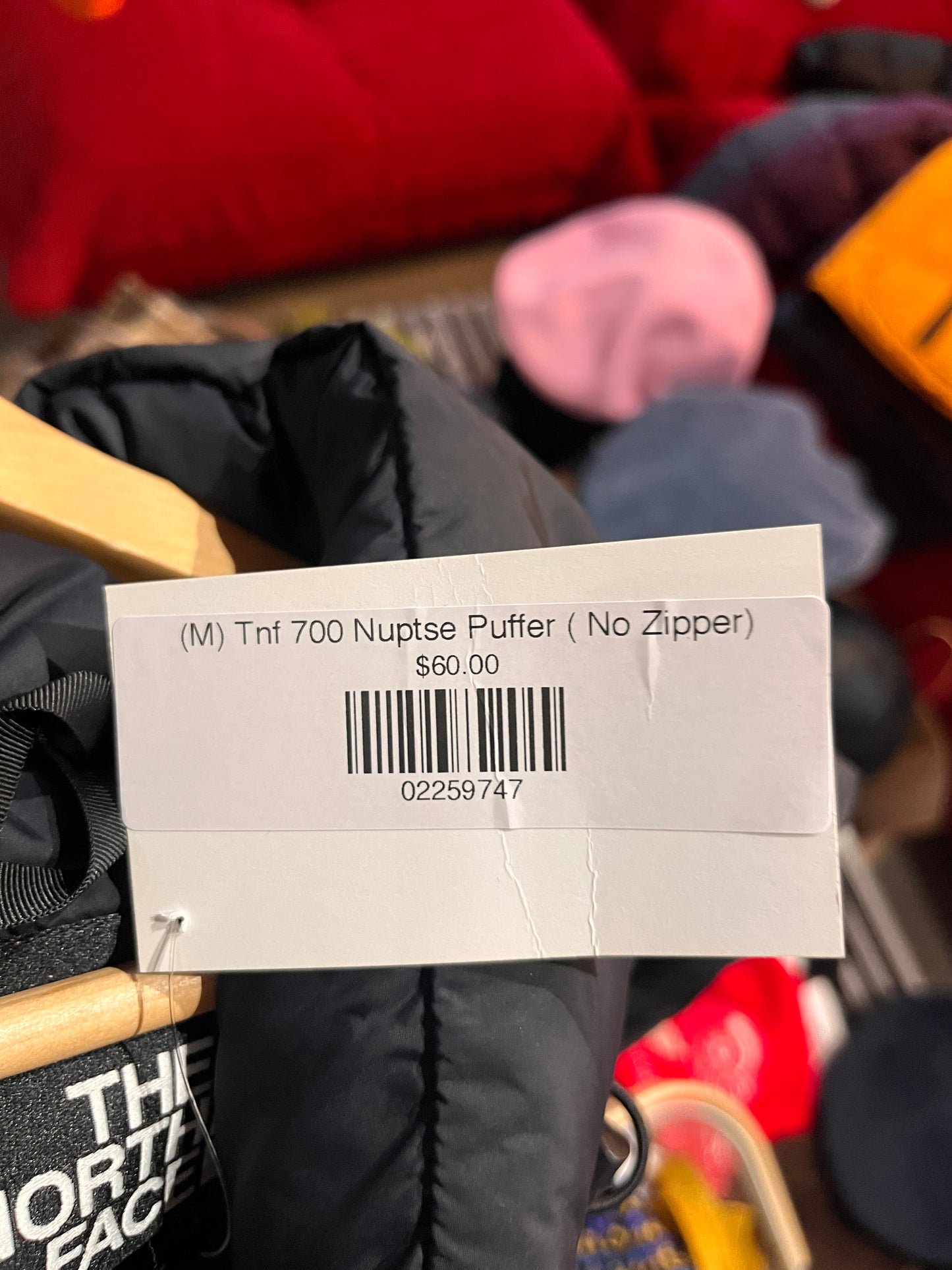 (M) Tnf 700 Nuptse Puffer ( No Zipper)