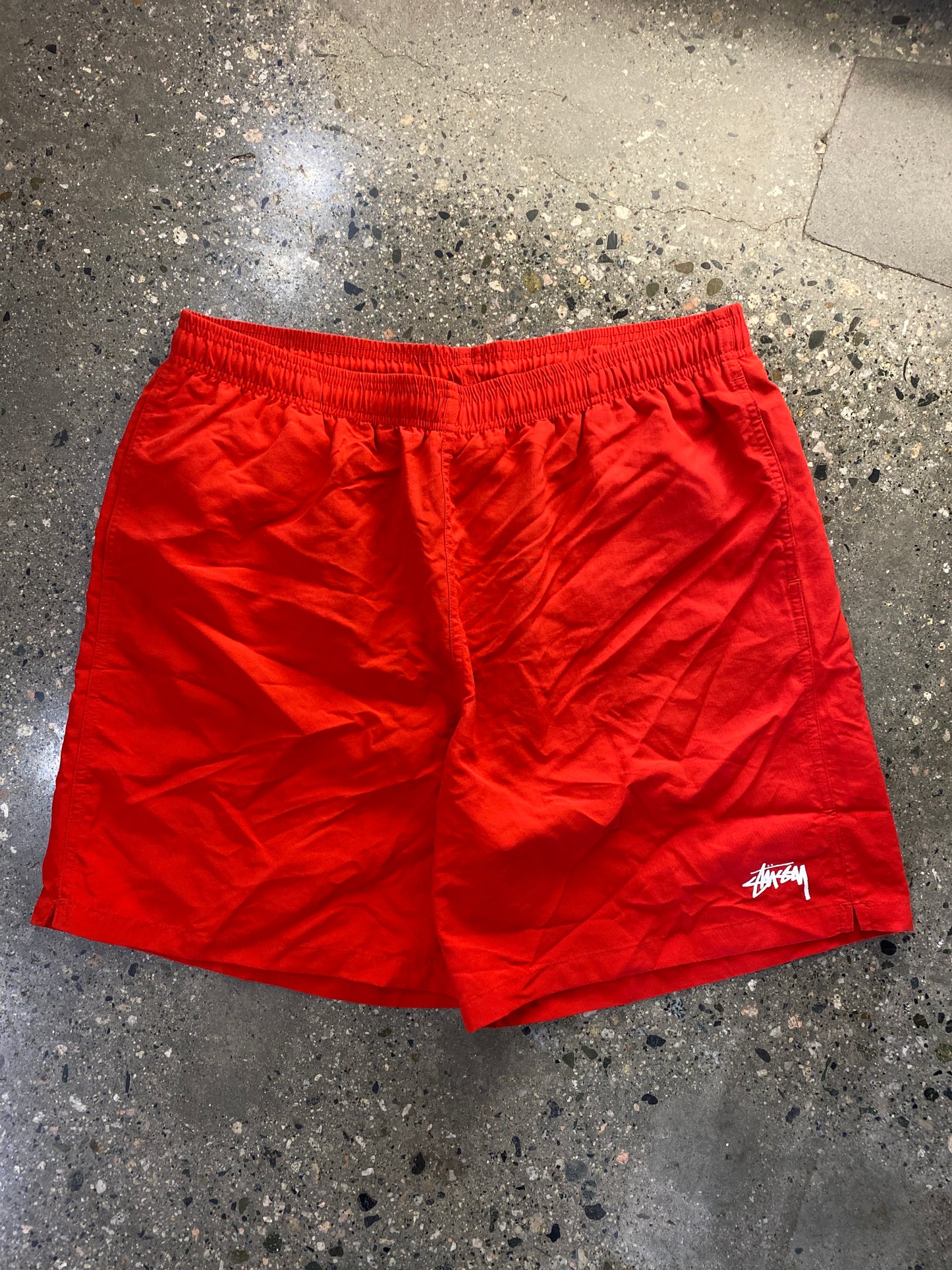 (XL) Stussy Red Script Shorts