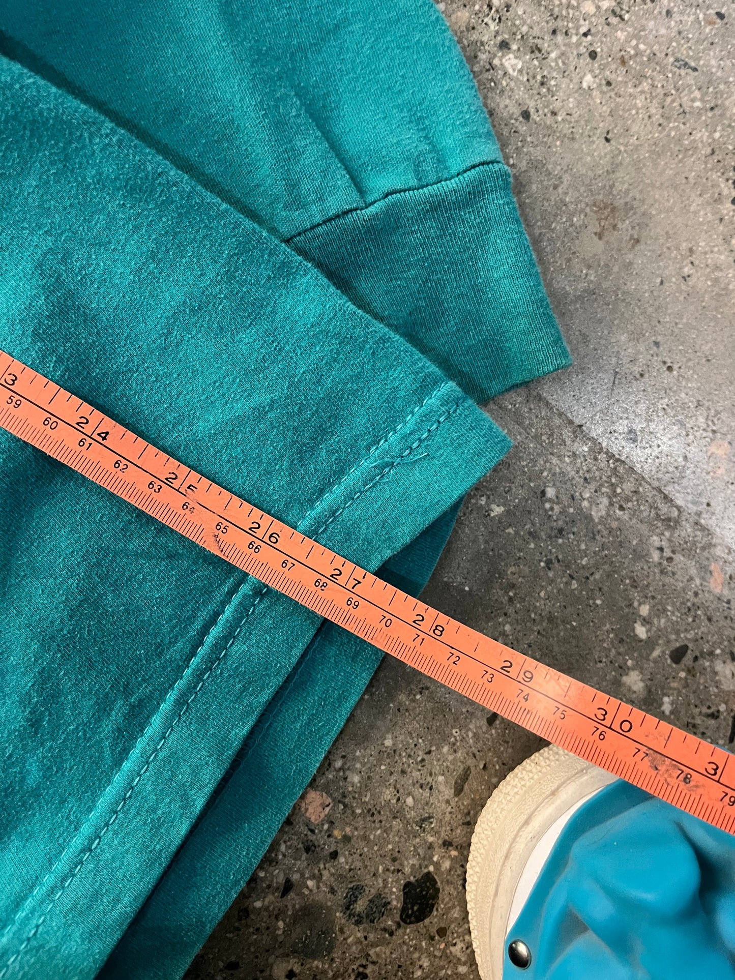 (M) Stussy International Turquoise LS