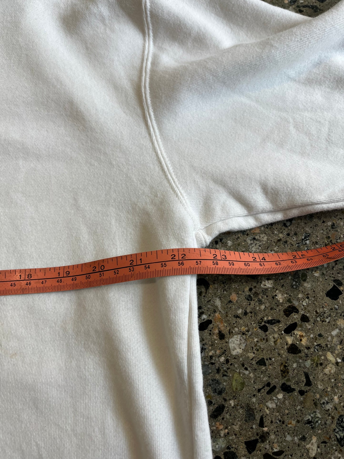 (Small) 90s vintage white YSL crew with yellow script