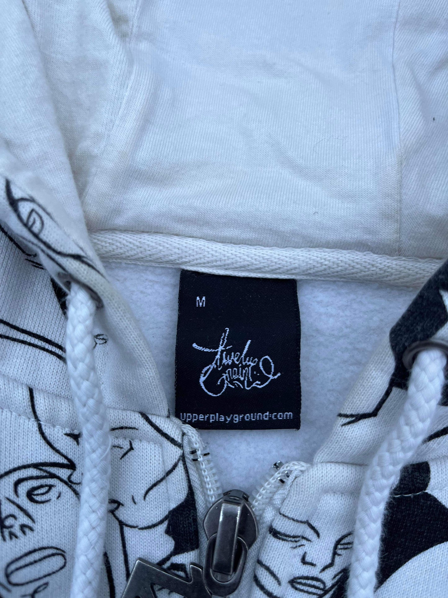 (M) Y2K AOP Evisu Style Zip Up Hoodie