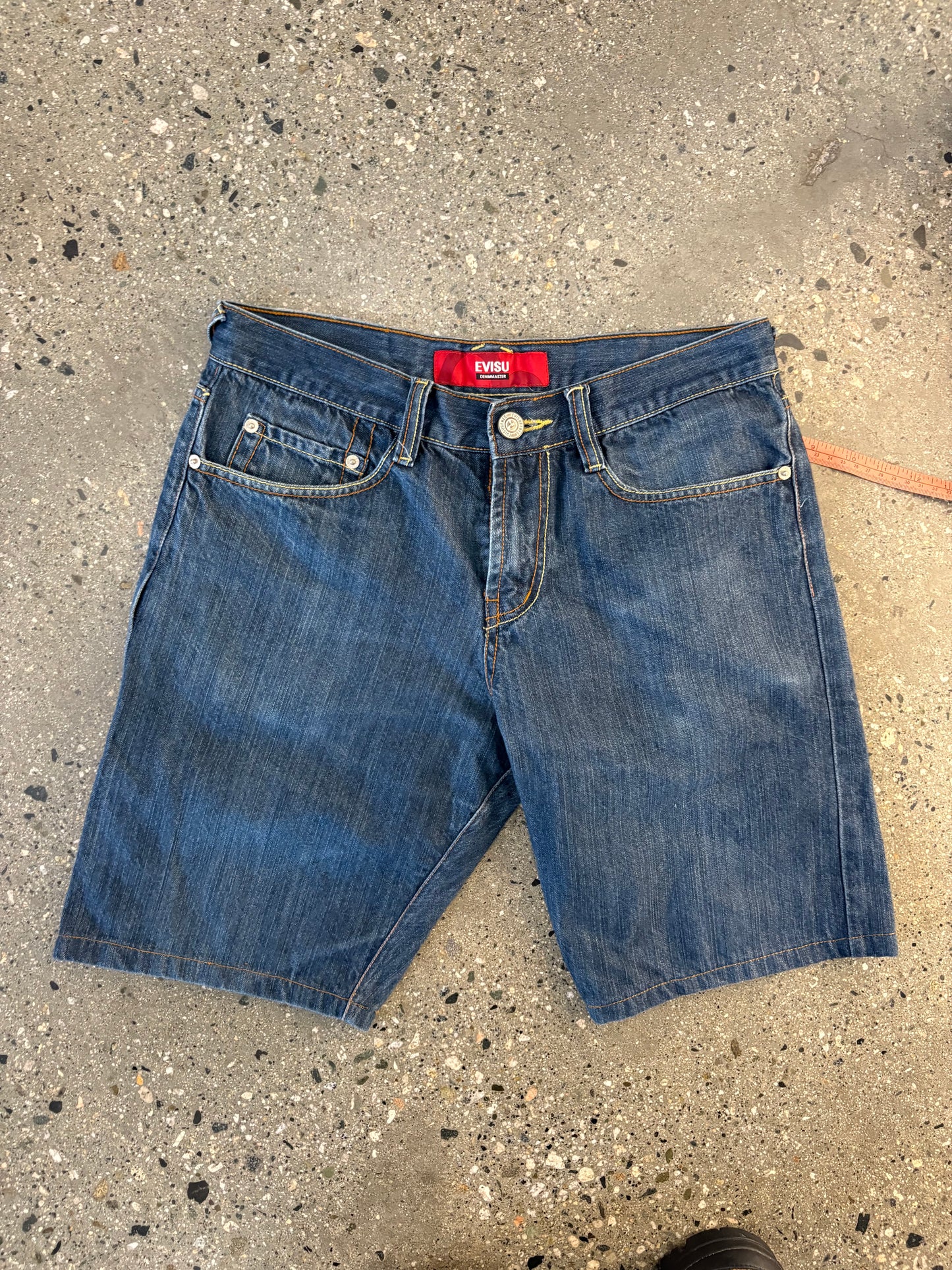 (W28”) Evisu Jorts Boot