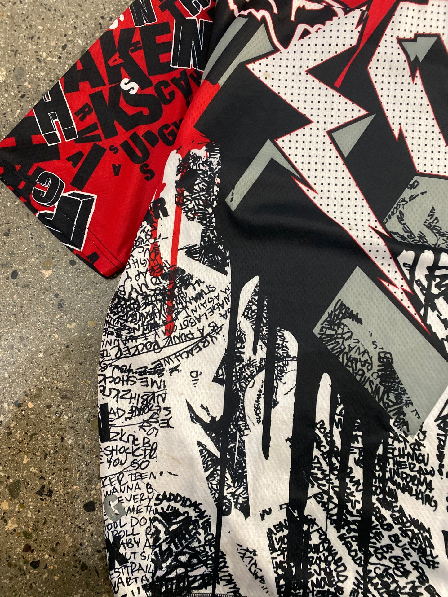 (M/L) Bf228 - Fox Racing Graphic Jersey