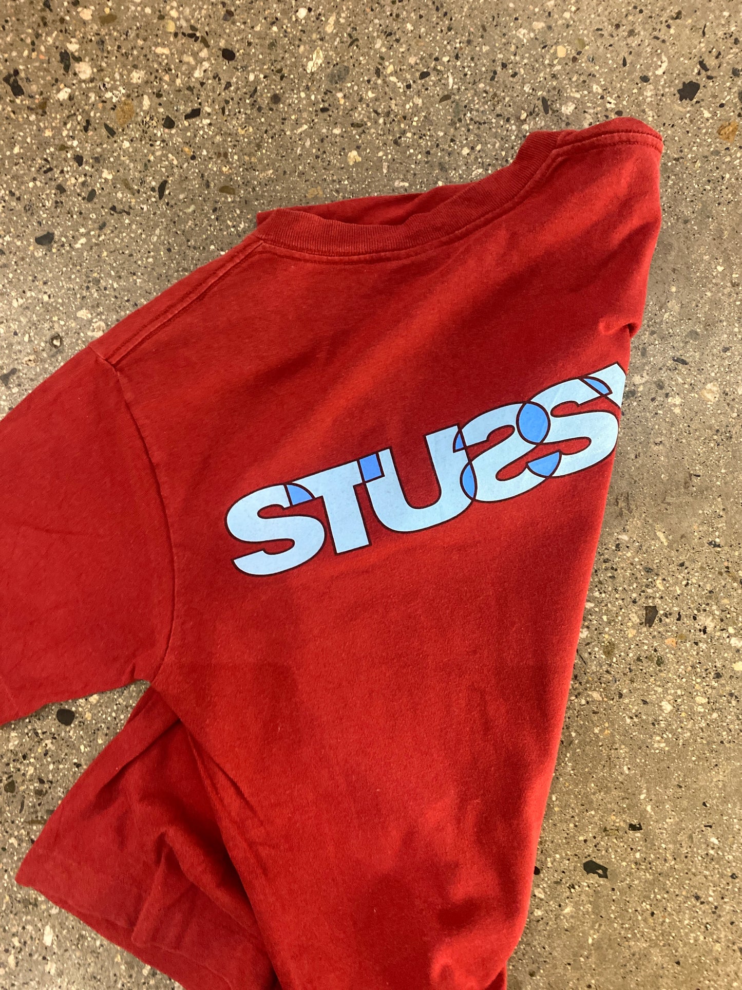 (S) Early 90s Stussy Interlock Tee