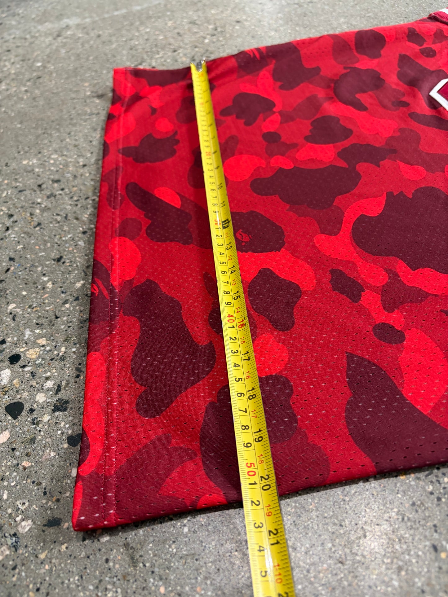 (S) Bape Camo Basketball Jersey