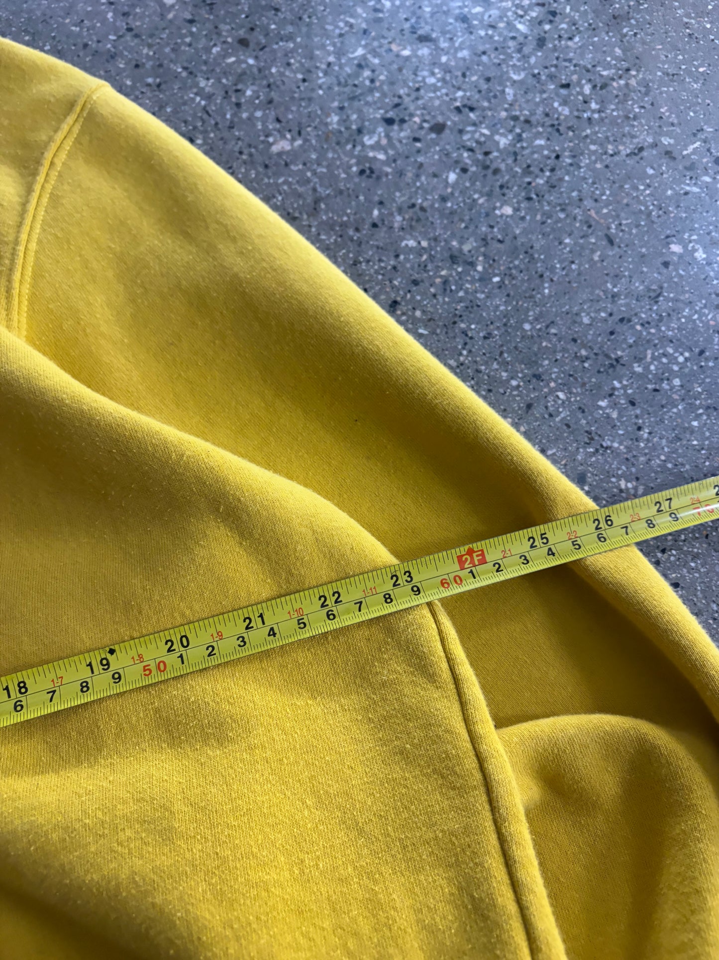 Stussy Yellow Script Hoodie