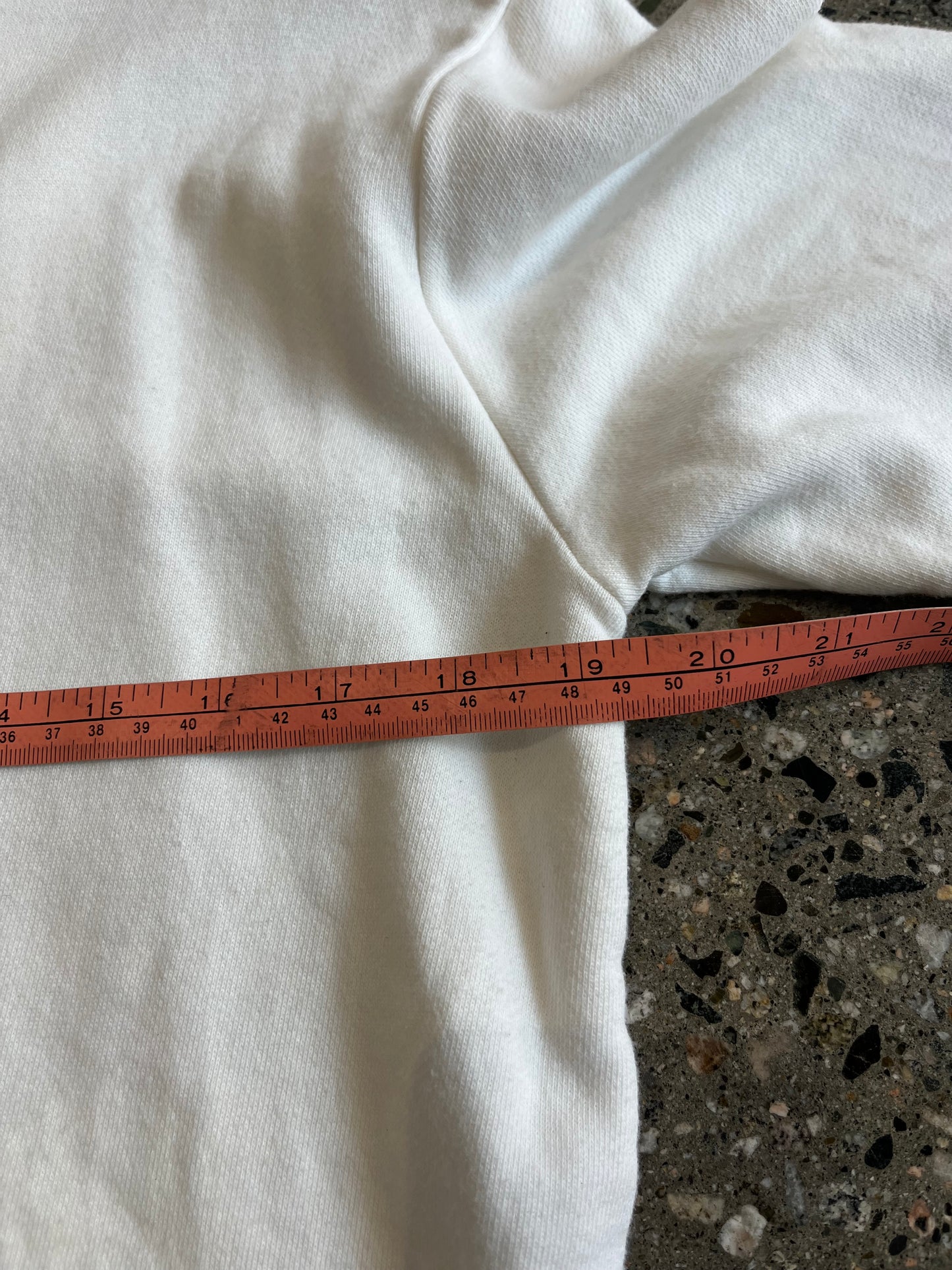 (Medium) white ysl crew