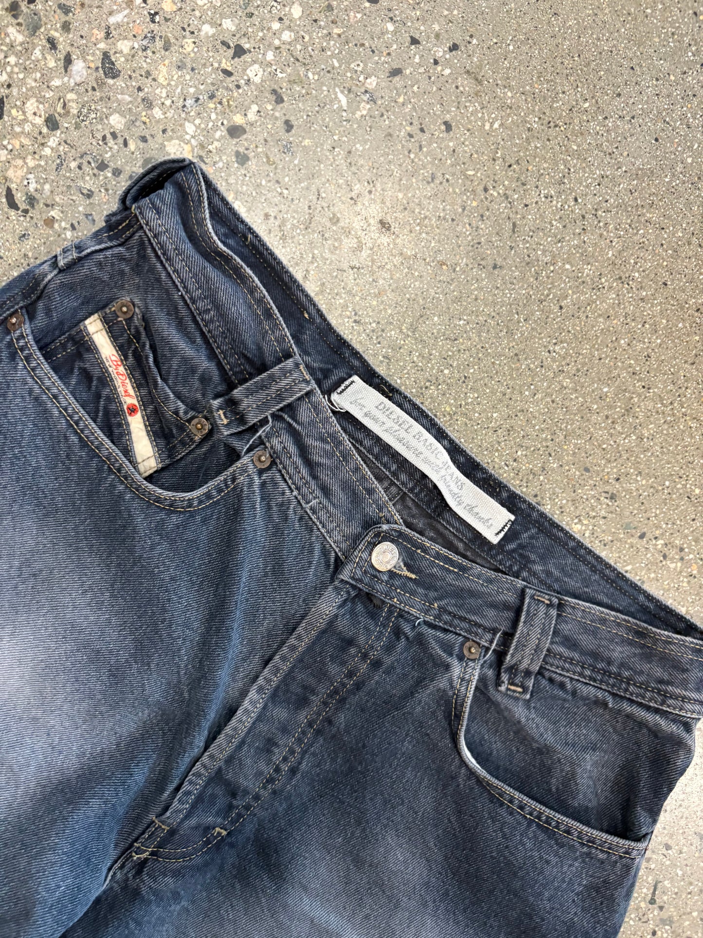 (34”) Diesel Enzyme Wash Denim