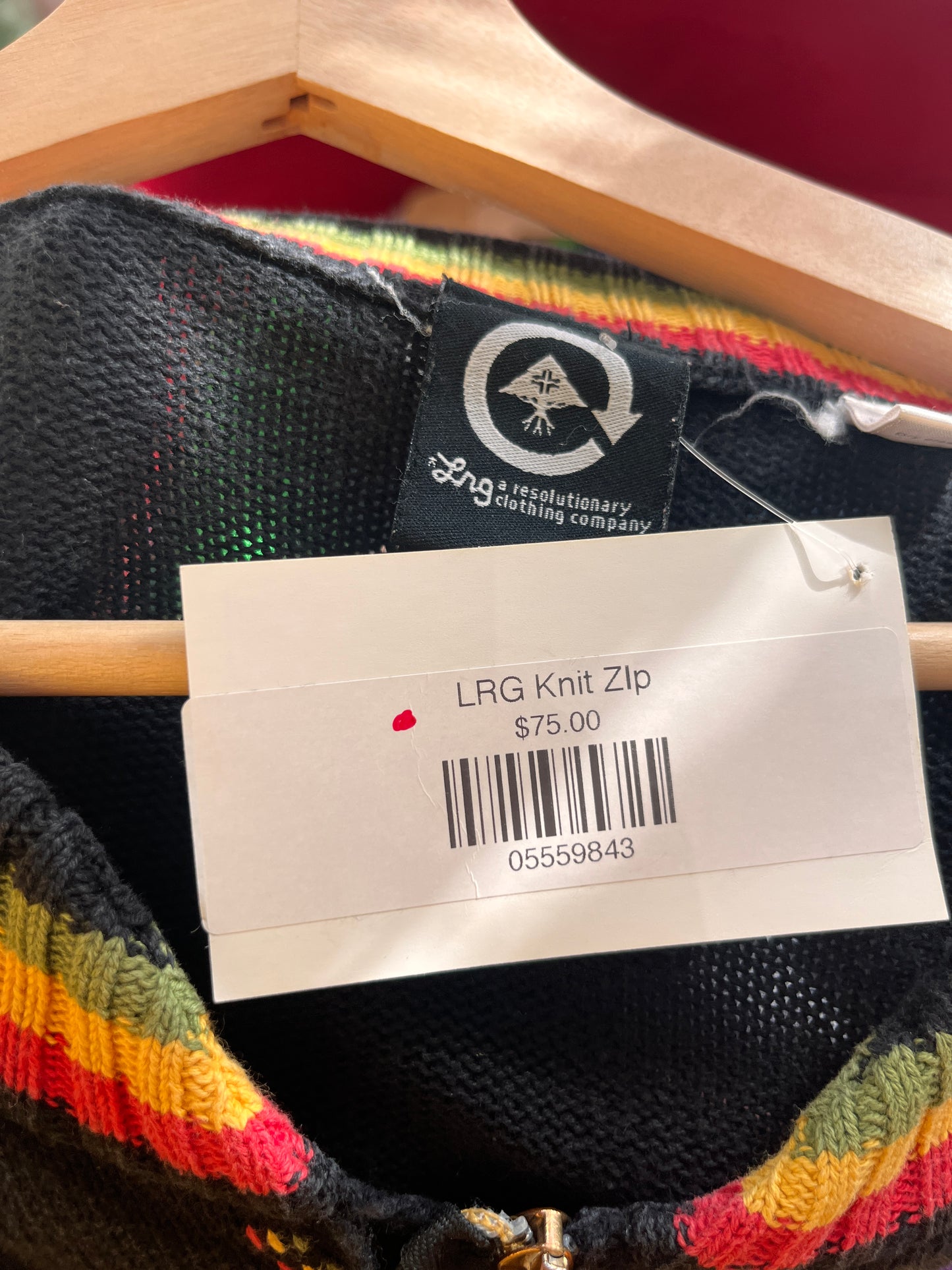 (XL/2X) LRG Knit ZIp