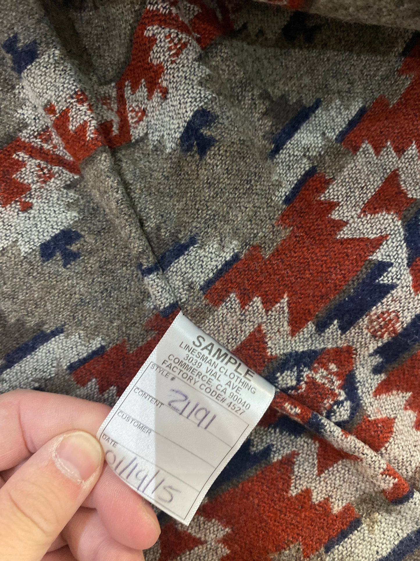 (XS) Japanese Levis Raw Denim JKT SAMPLE