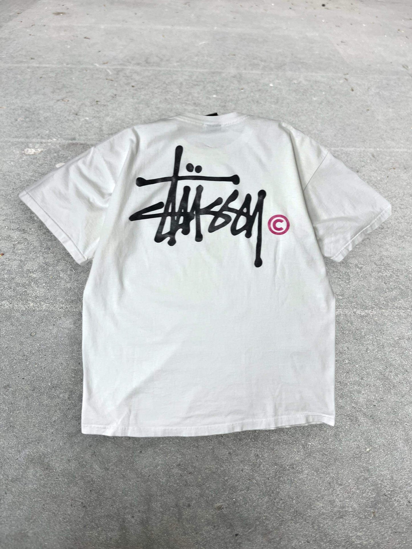 (2X) Early 2000s Stussy Script Tee