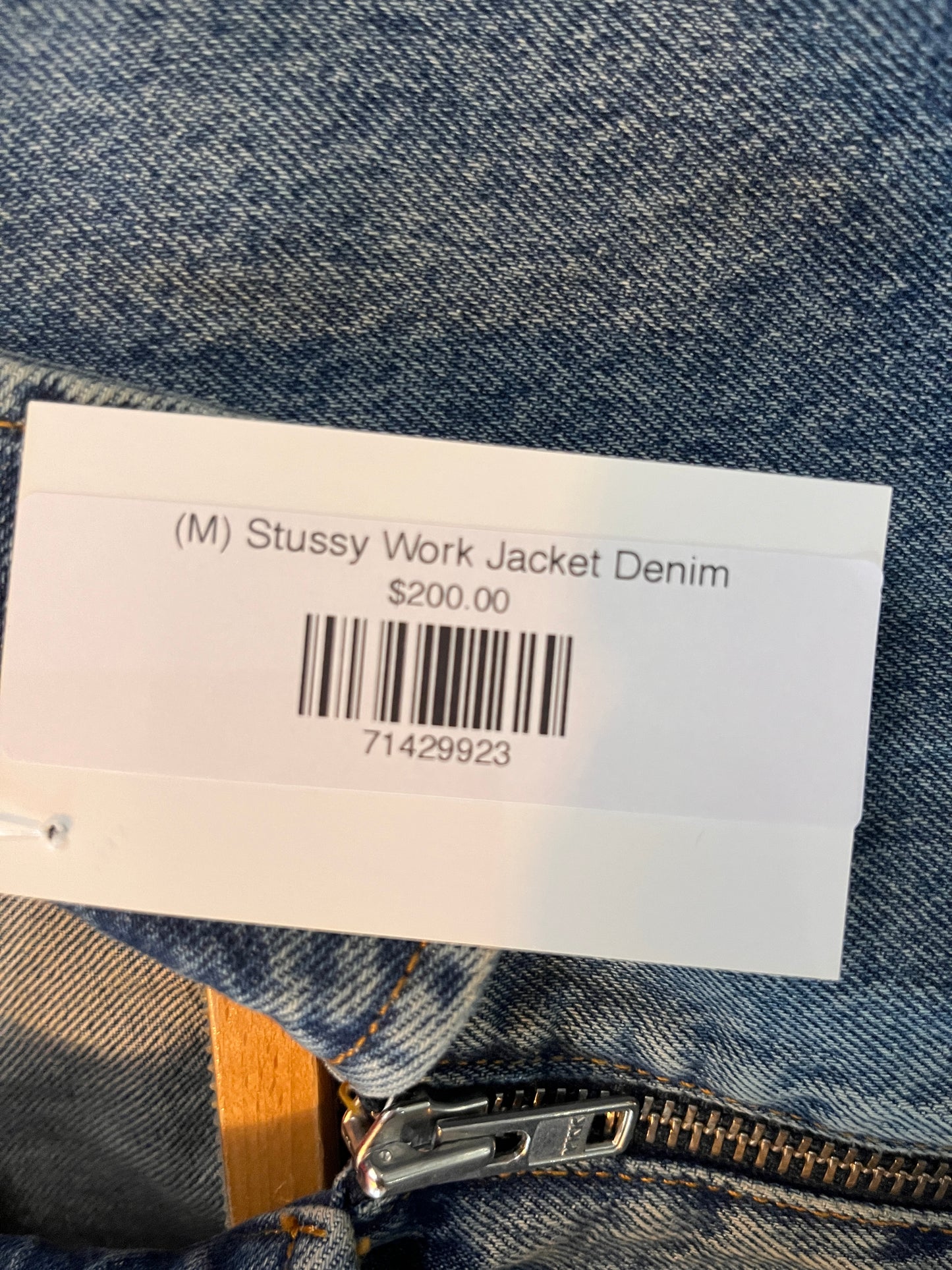 (M) Stussy Work Jacket Denim