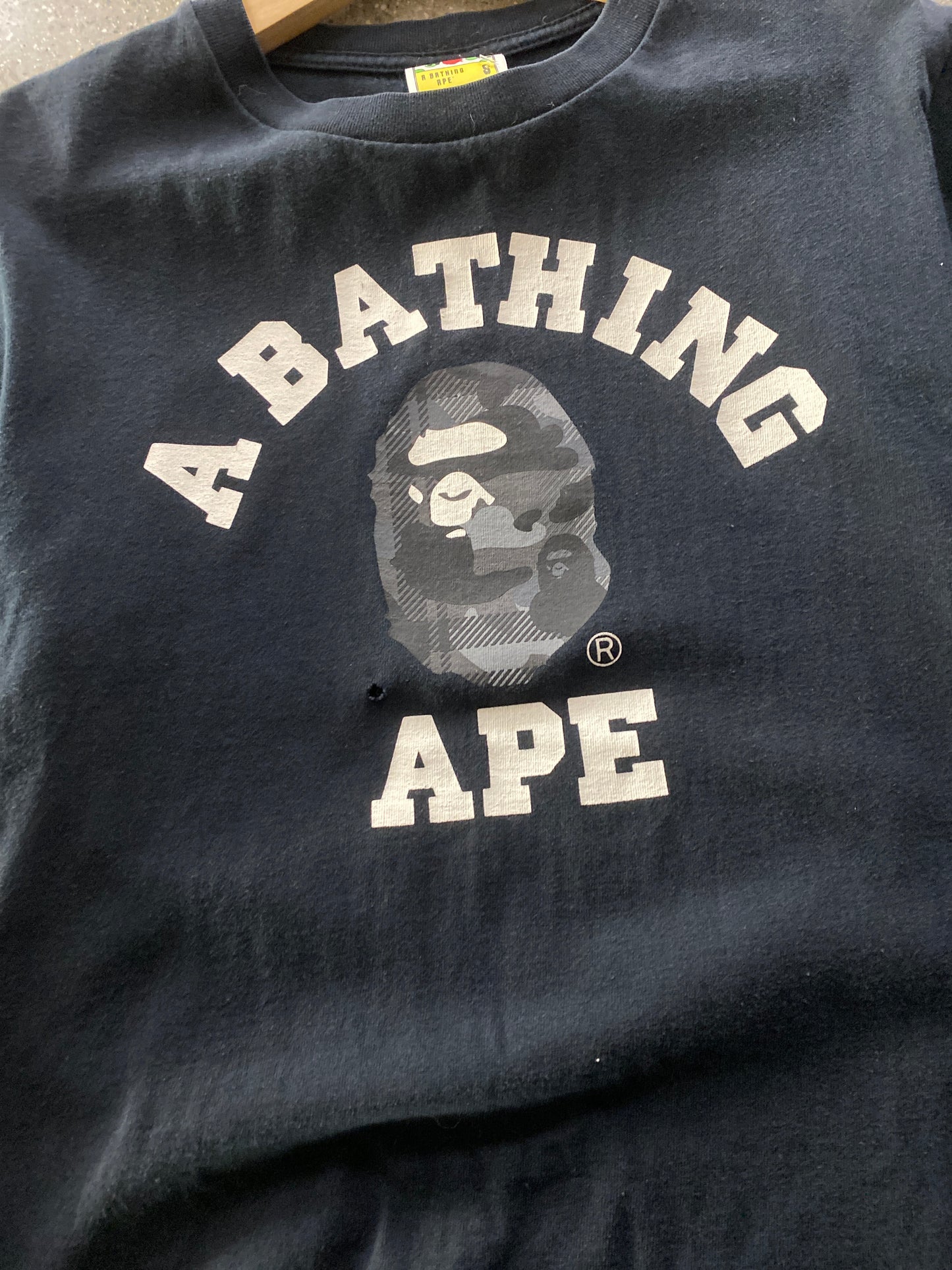 (XS/S) Bape College Tee ( as is )