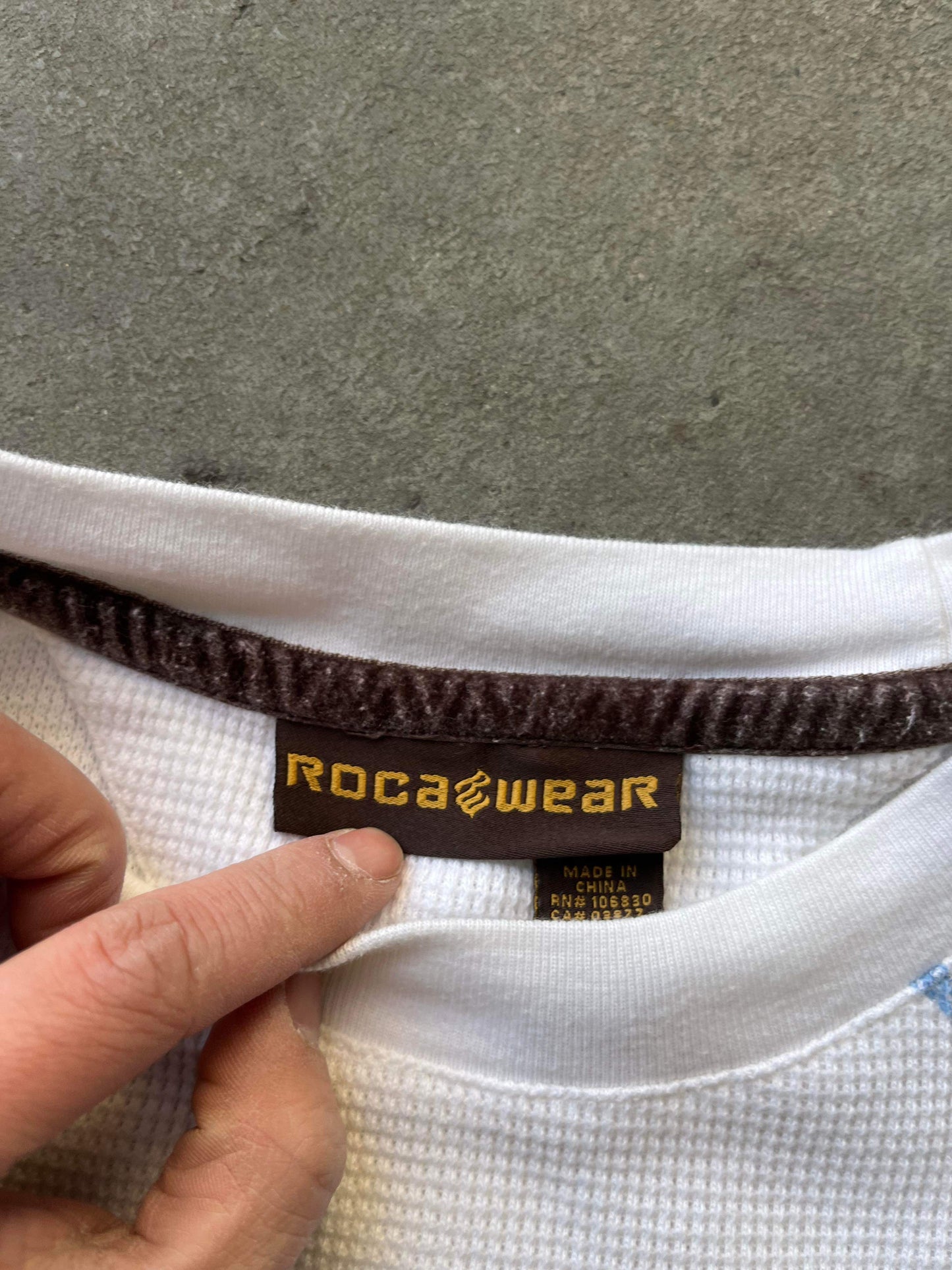 (XL/2X) Rocawear Waffleknit Top