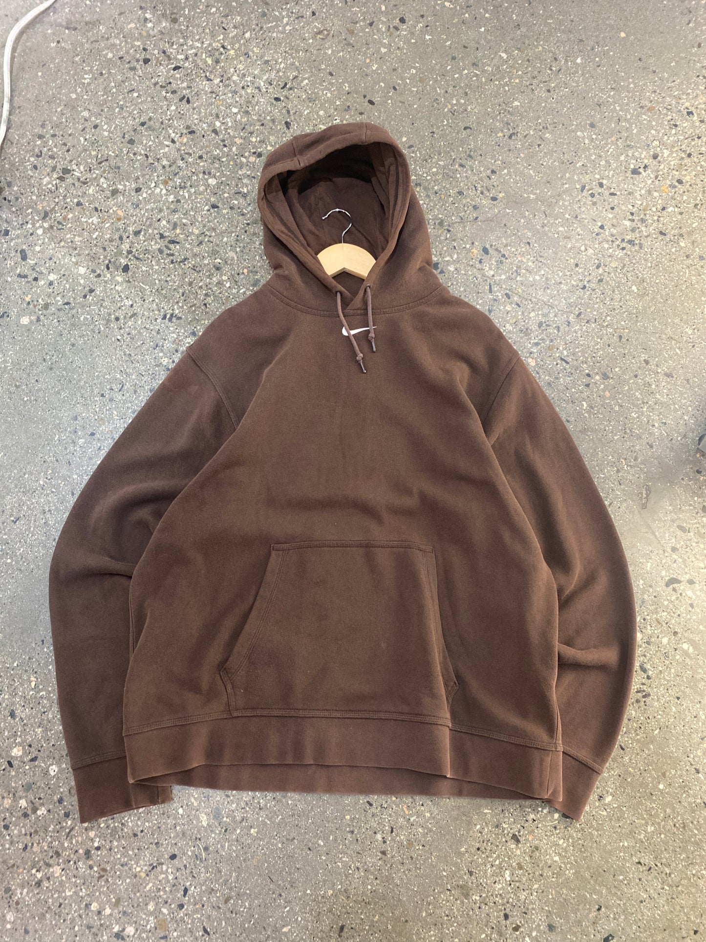 (XL) Nike Brown Center Swoosh Hoodie 2010s