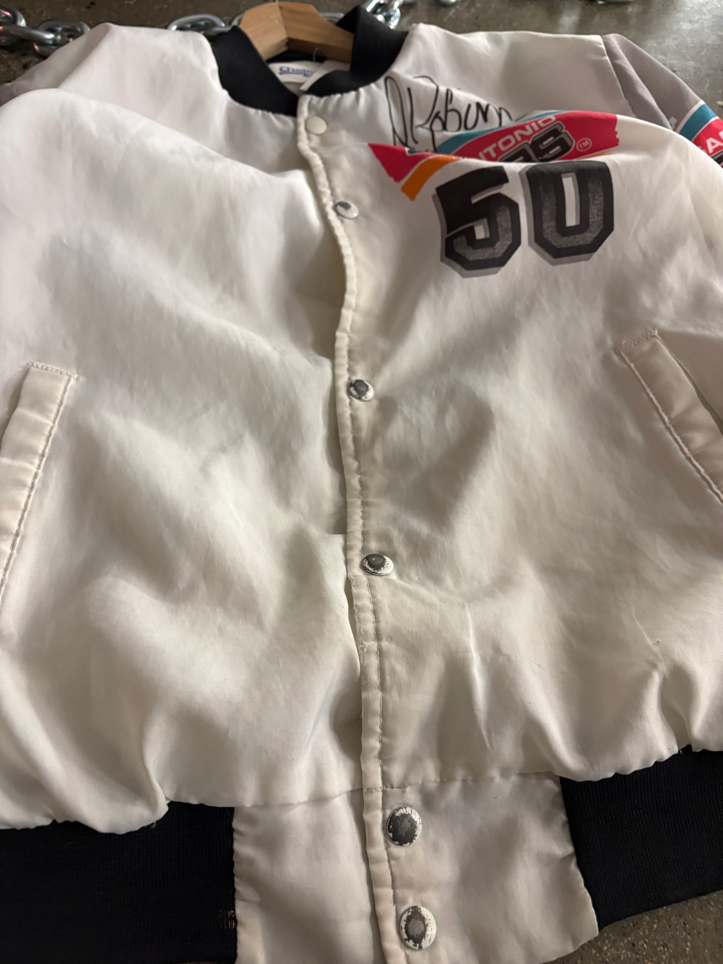 (M) Vintage 90s Rare Chalkline David Robinson Jacket