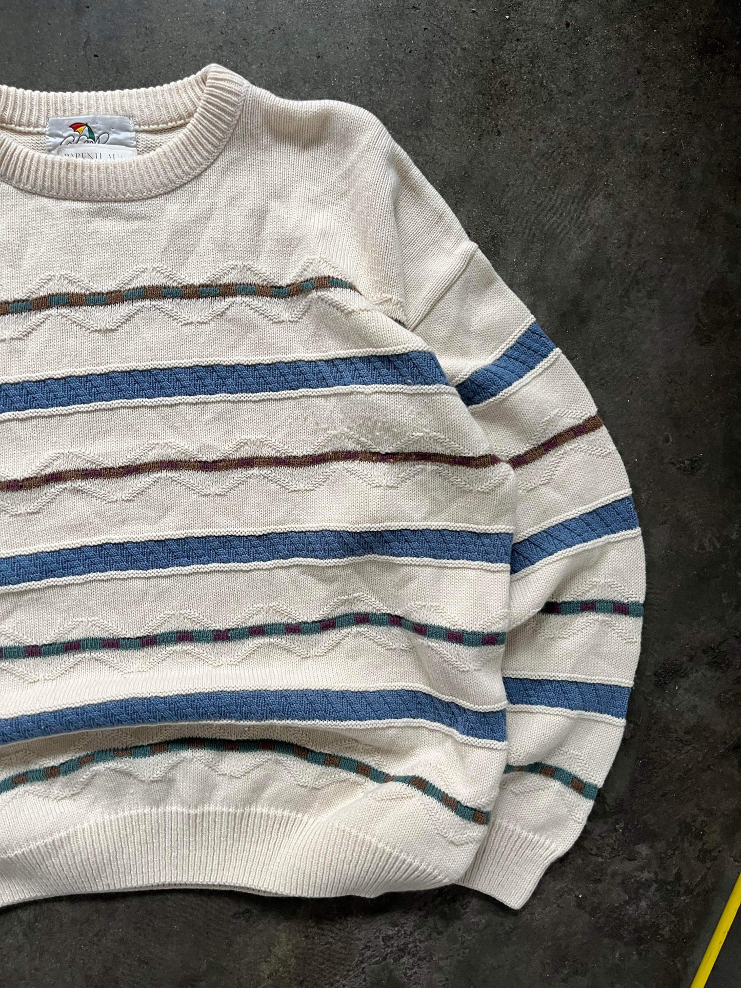 (L) Vintage Texture Knit