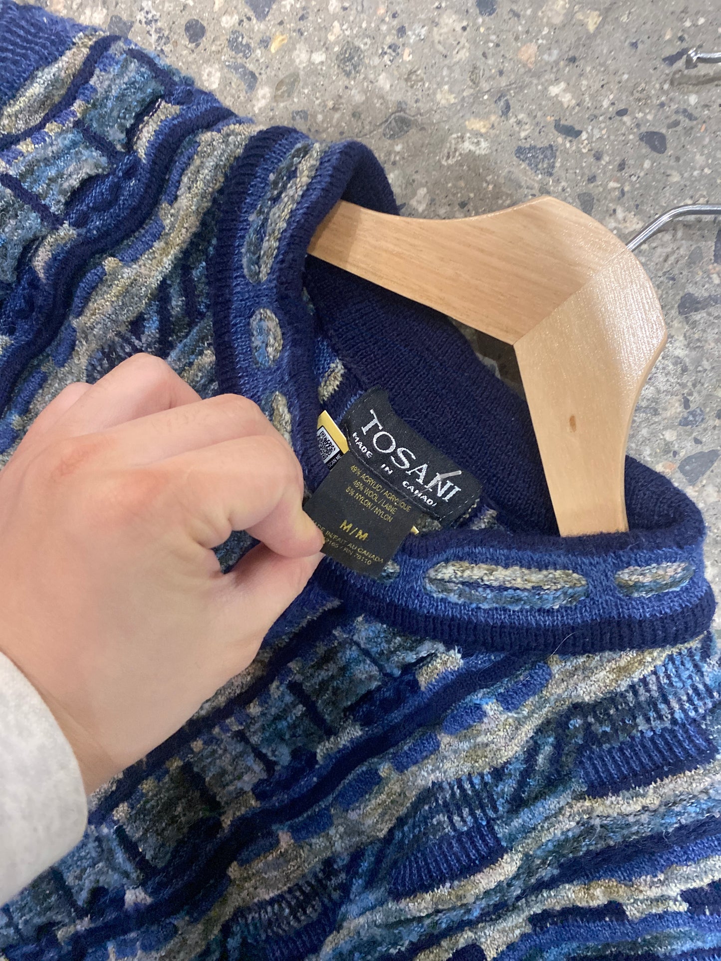 (M/L) Tosani 3D Coogi Style Blues