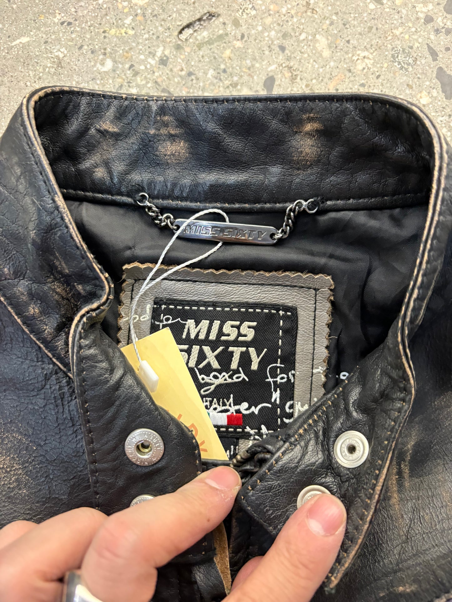Miss Sixty Cropped Leather