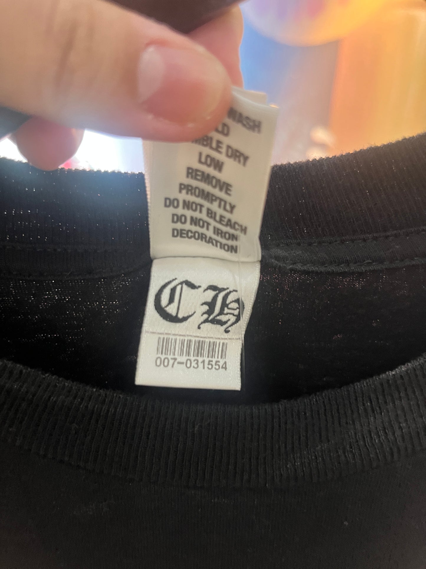 (S) Chrome Hearts Honolulu Black Tee - Made in USA