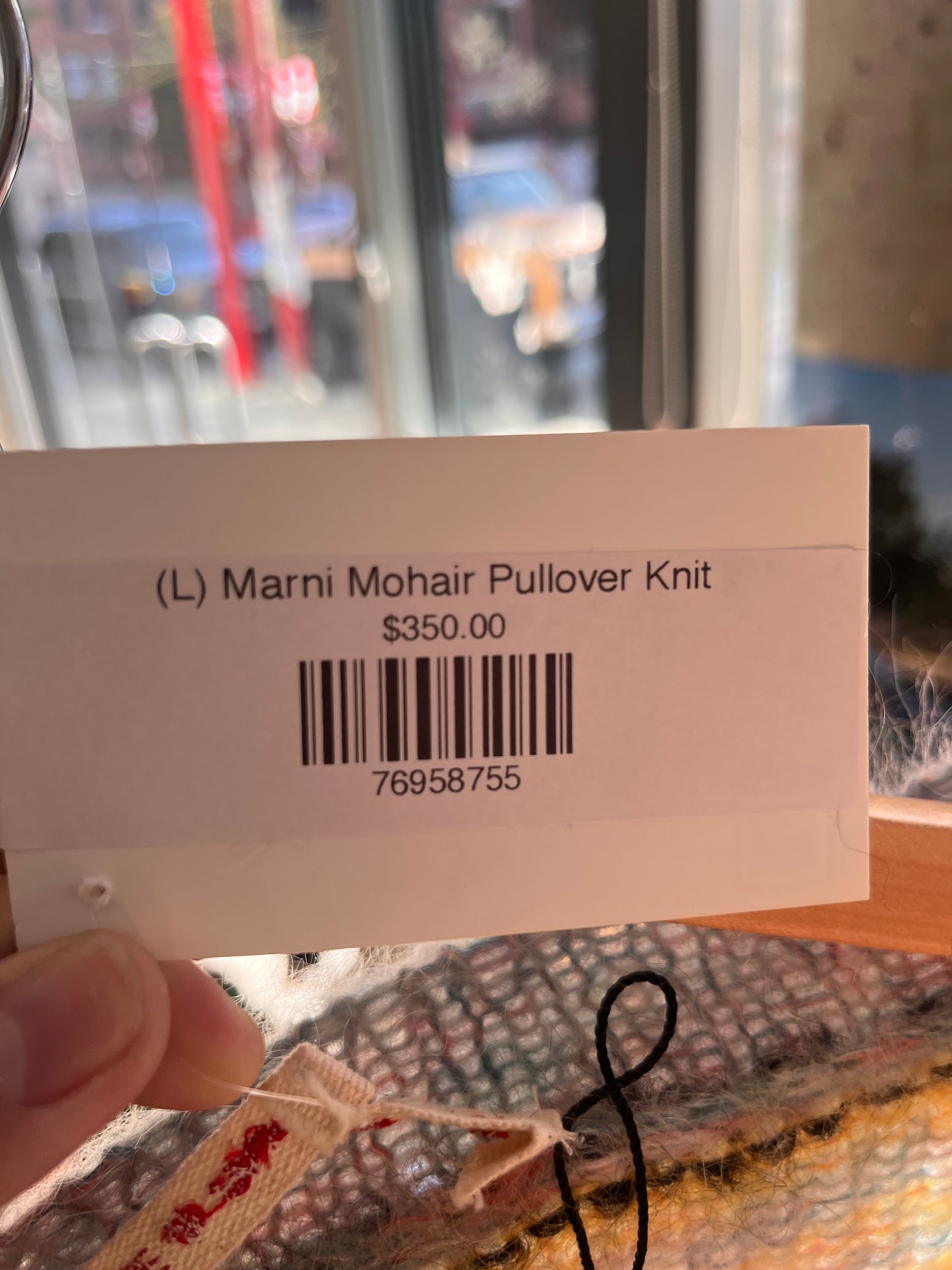 (L) Marni Brand new Mohair Pullover Knit