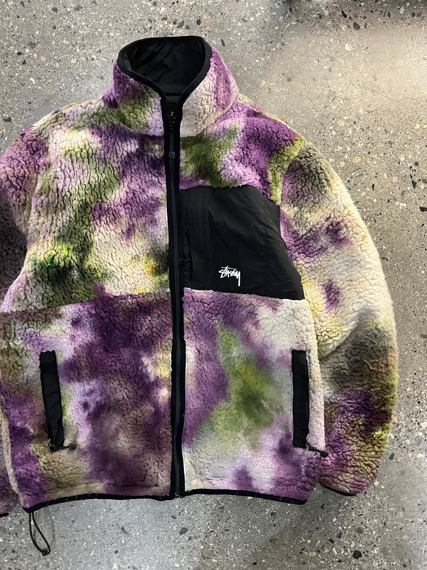 (M) Stussy Micofleece Reversible