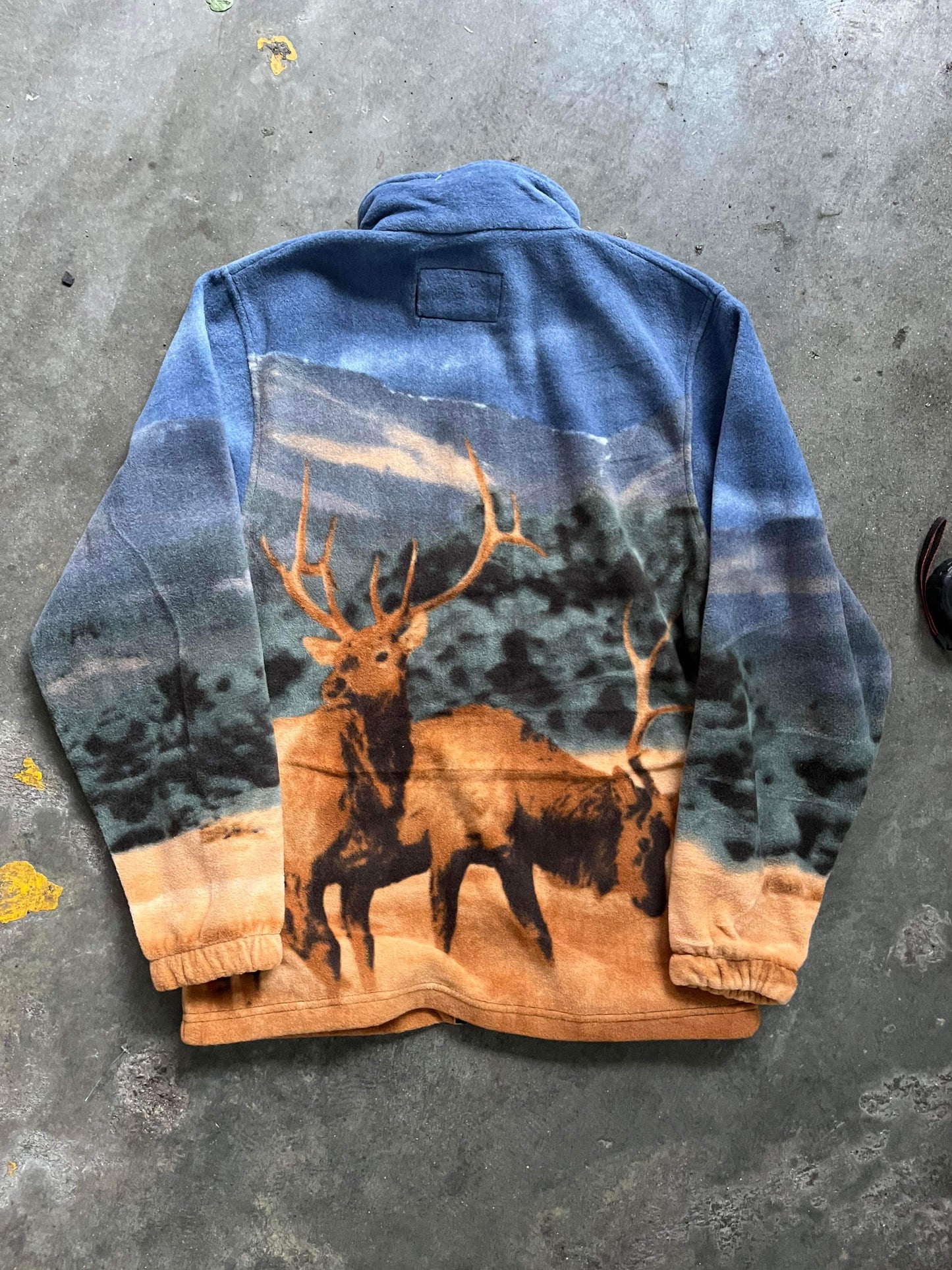 (S/M) Moose Fleece Zip Up