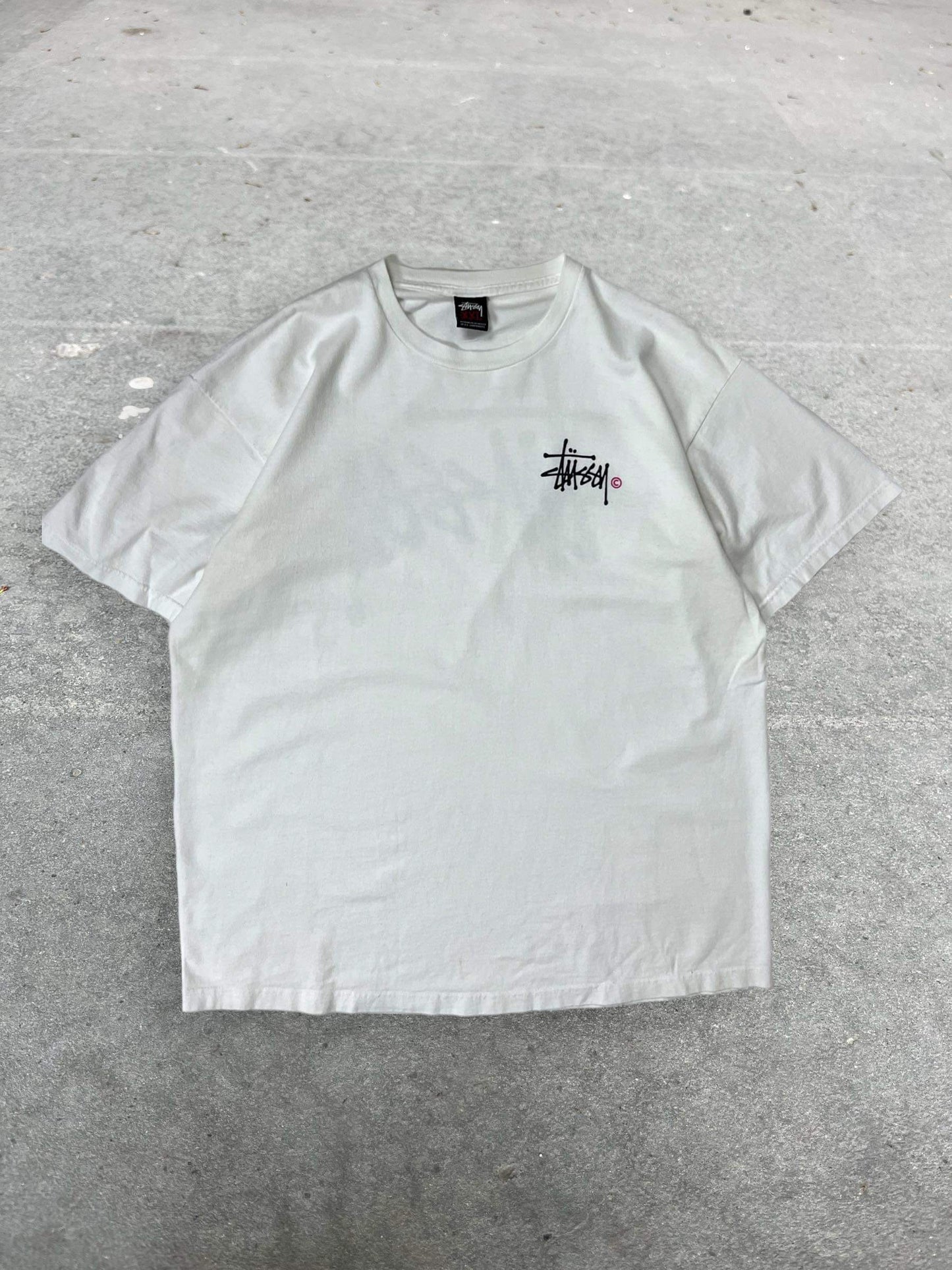 (2X) Early 2000s Stussy Script Tee