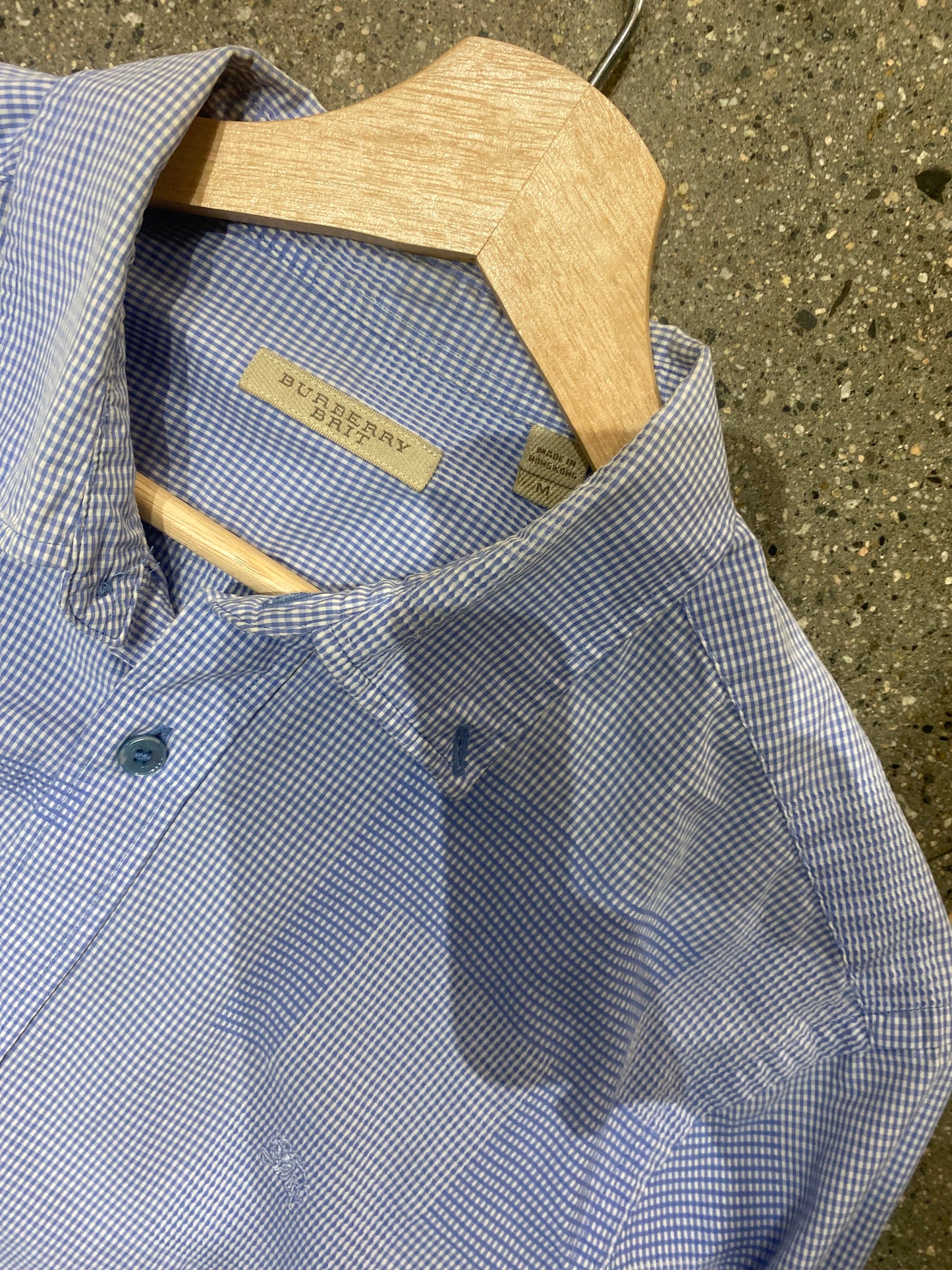 (M) Burberry Brit Digi Button Up