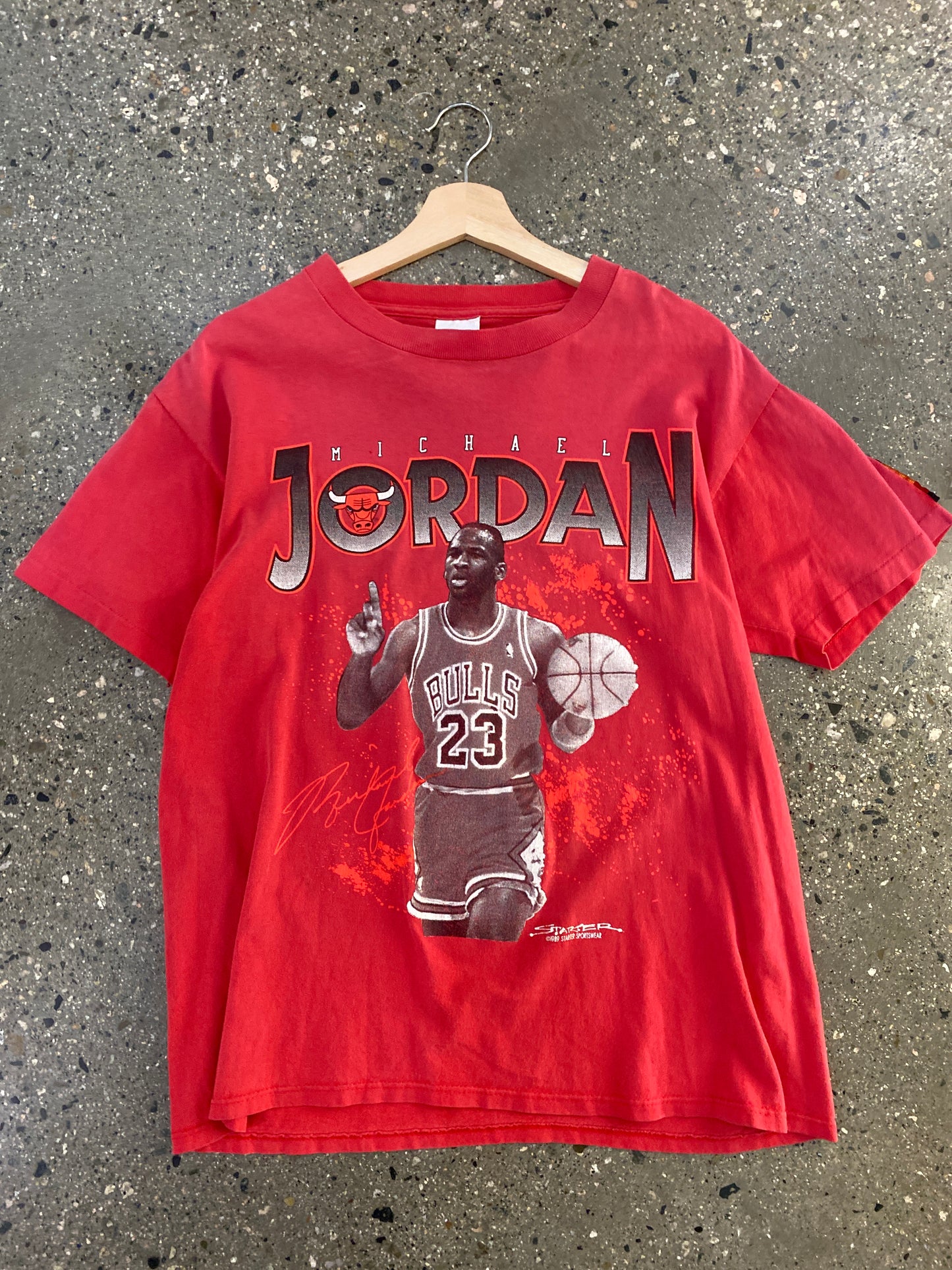(S/M) 1989 Starter Michael Jordan Tee