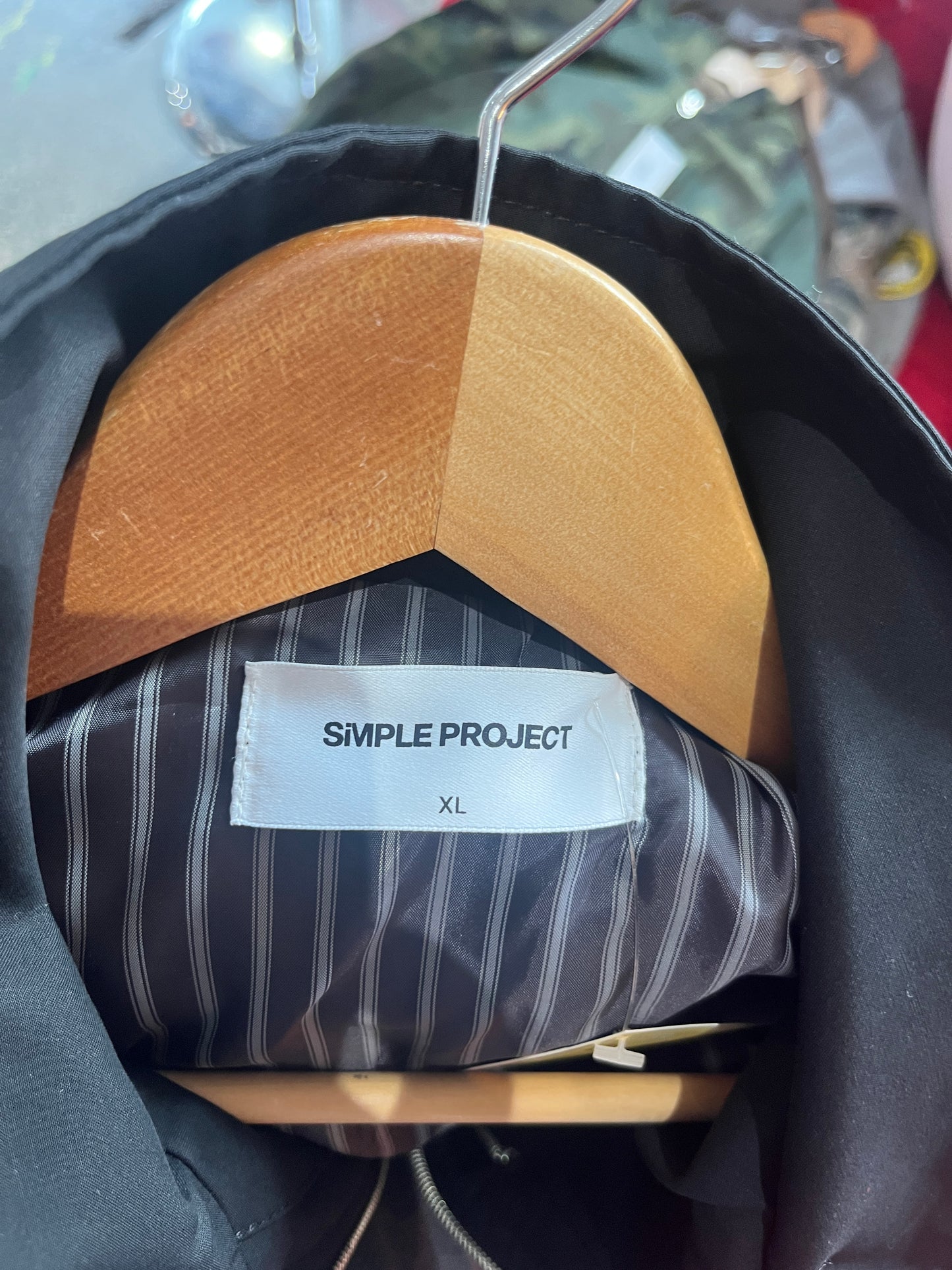 (XL) Simple Project Double Placket Jacket