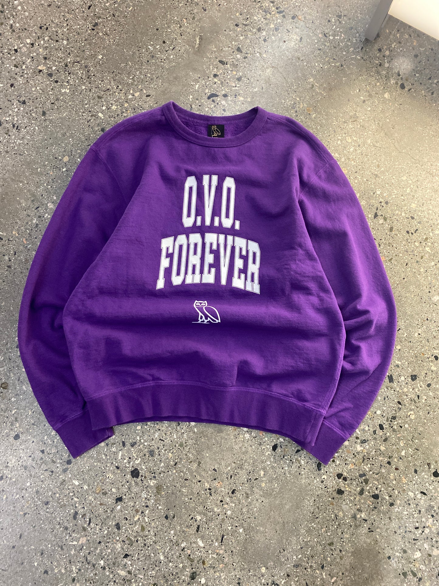 (S) OVO Forever Grape Crewneck