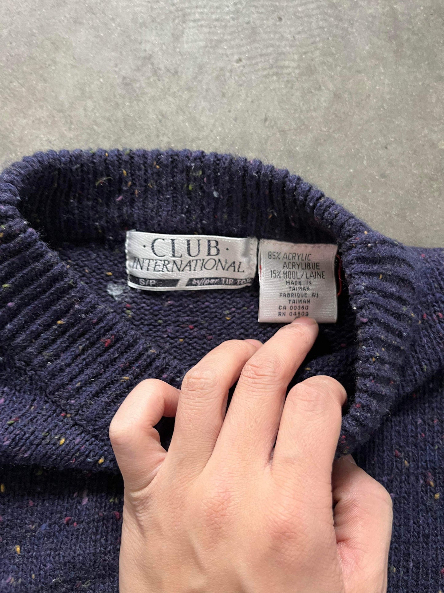 (S) Vintage Club Basic Knit