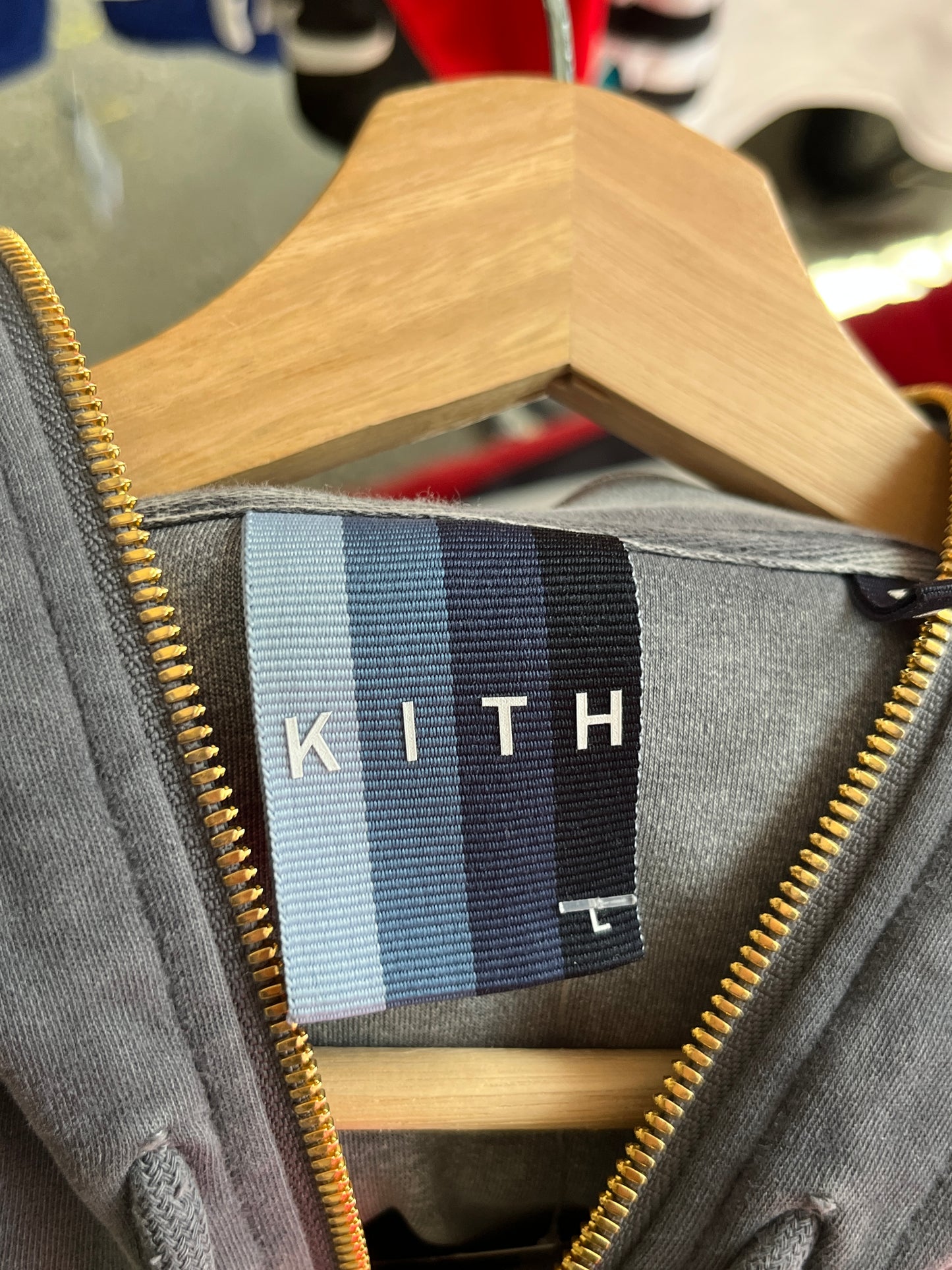 (L) Kith Full Zip Hoodie