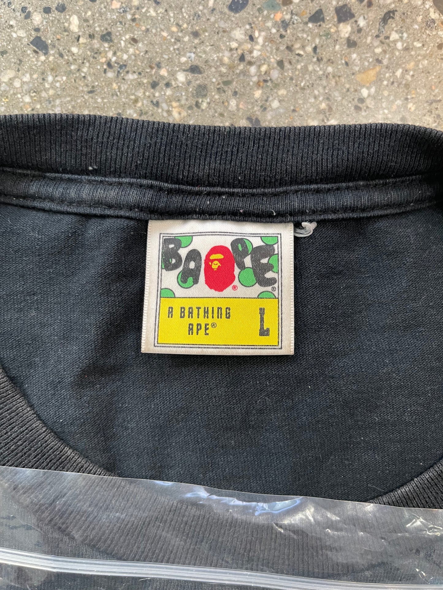(L) Bape Multi Camo in Bag Tee ( Stock X Verified)