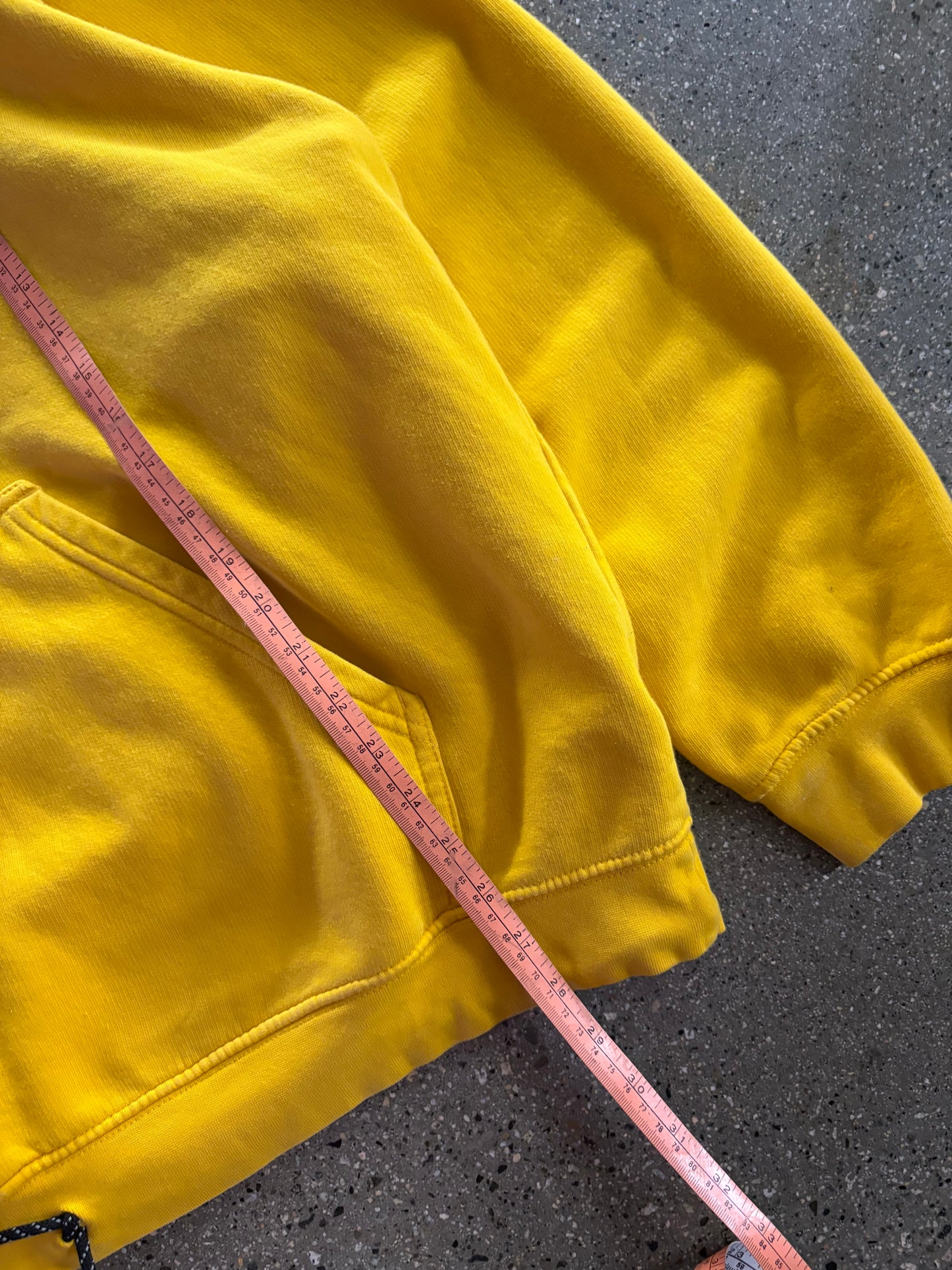 2000s Nike Mango Yellow Swoosh Hoodie