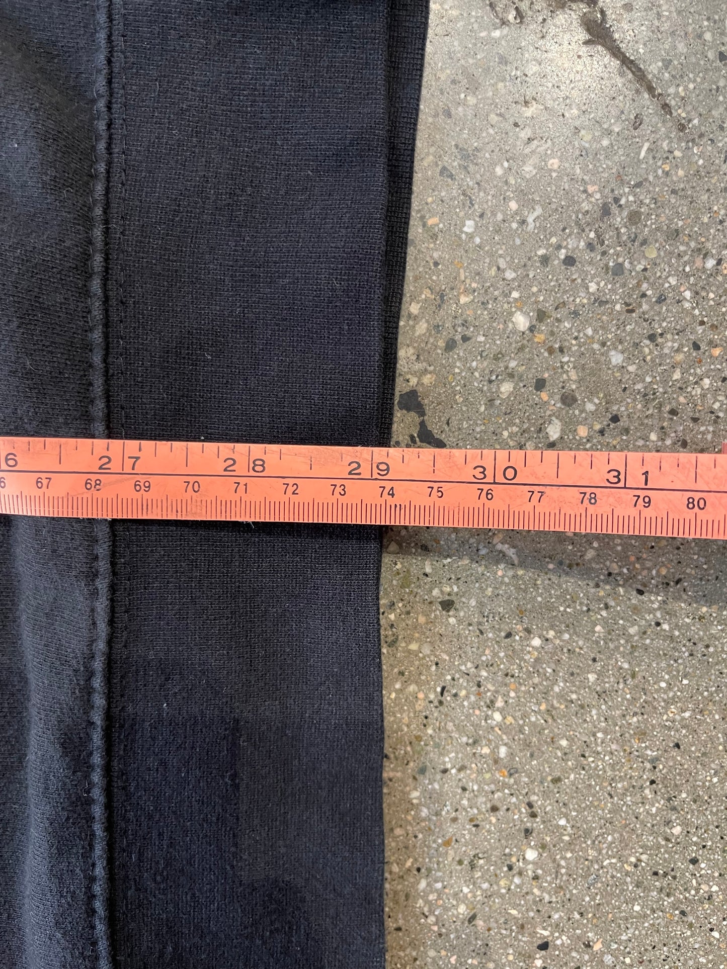 (XL) Black Stussy Script