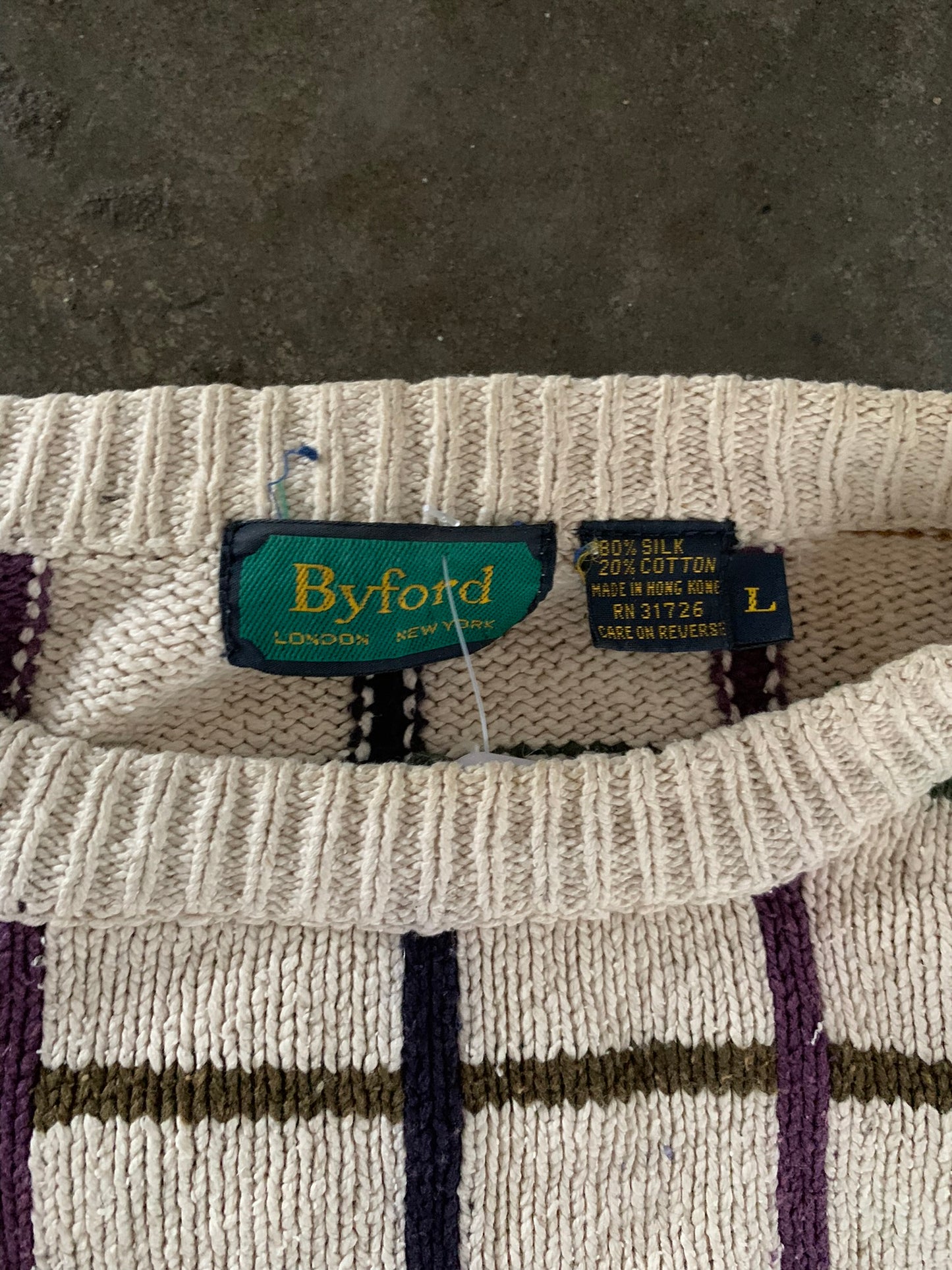 (L) Vintage Boxes Knit