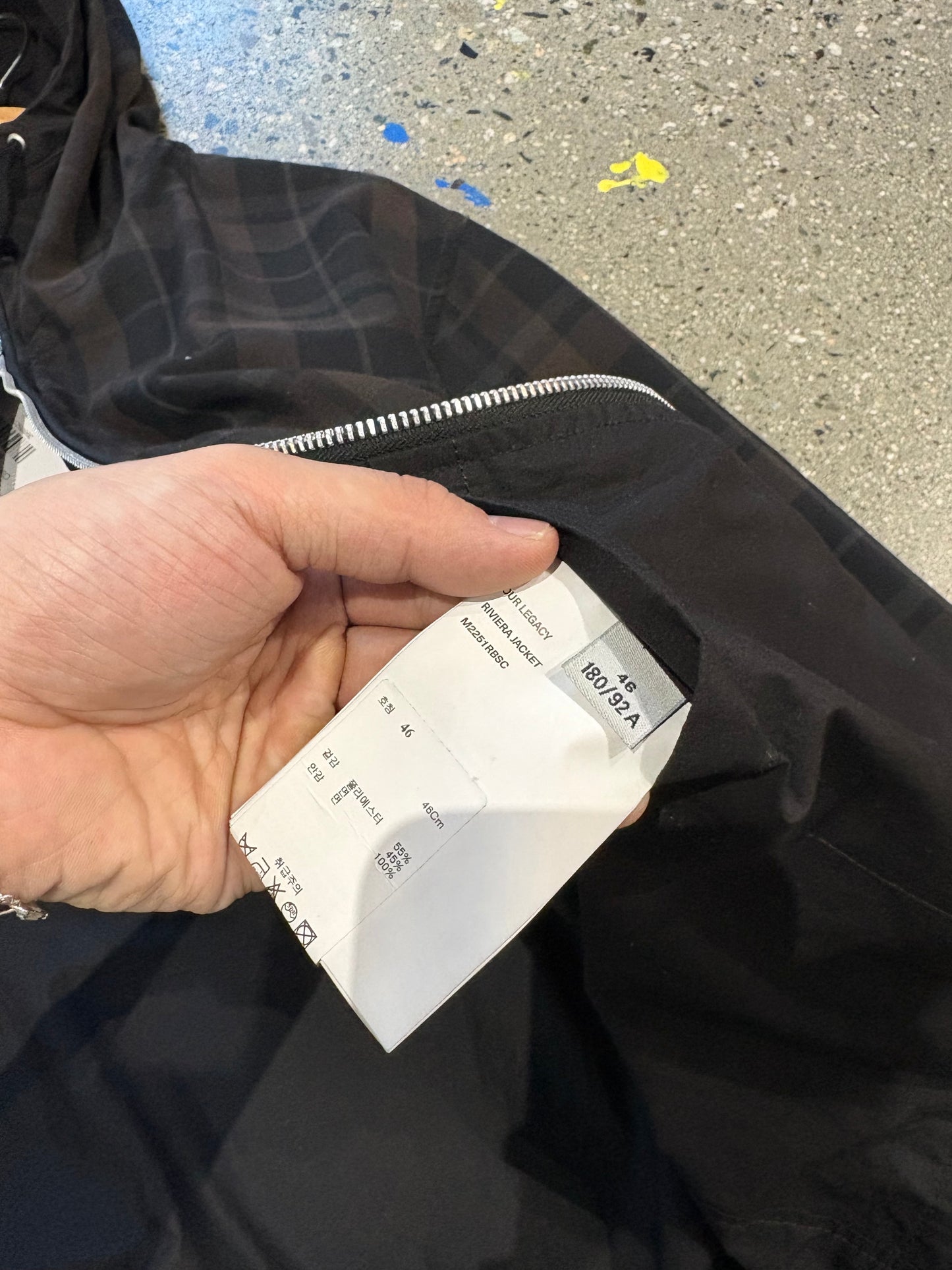 (S) Our Legacy Double Zip Plaid Jacket