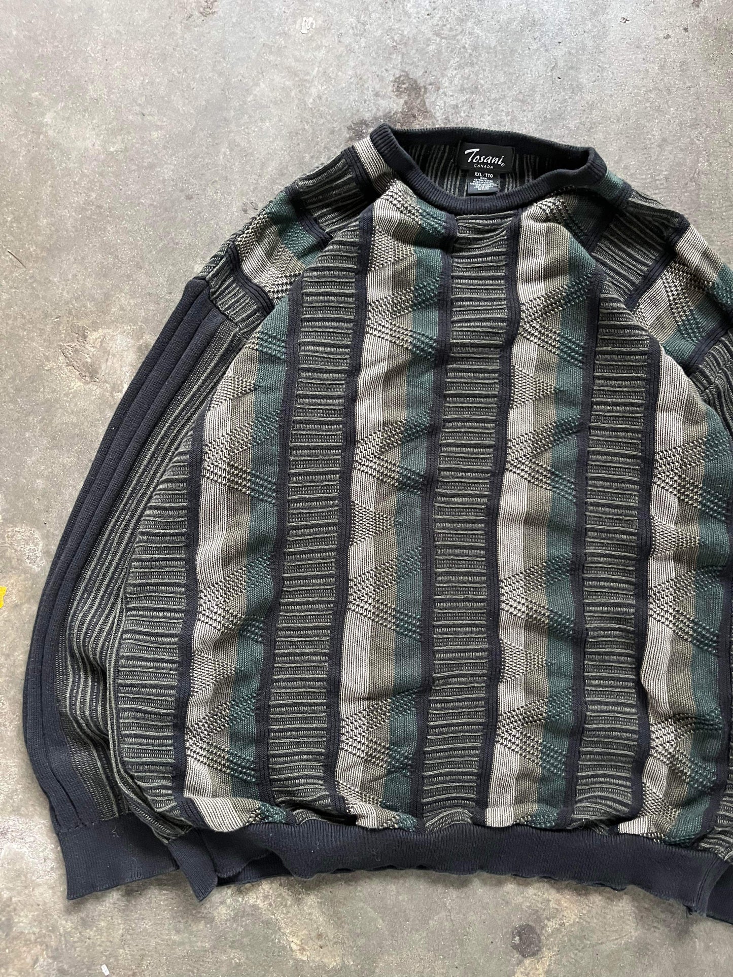 (2X) 90’s Tosani Textured Knit