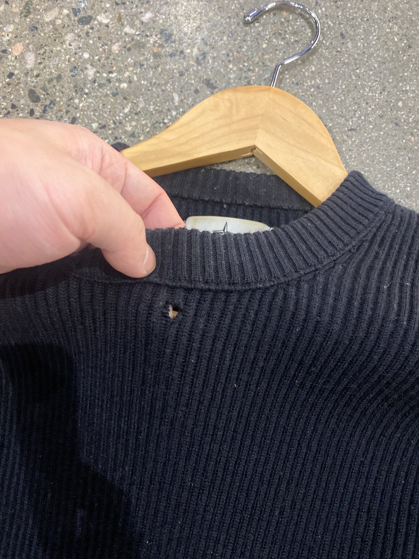 (M/L) Stone Island Ribbed Knit