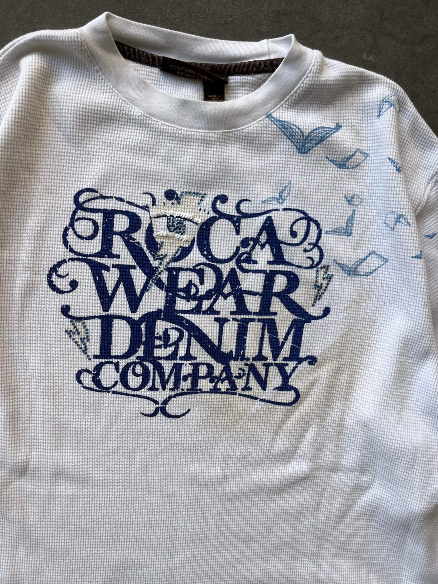 (XL/2X) Rocawear Waffleknit Top