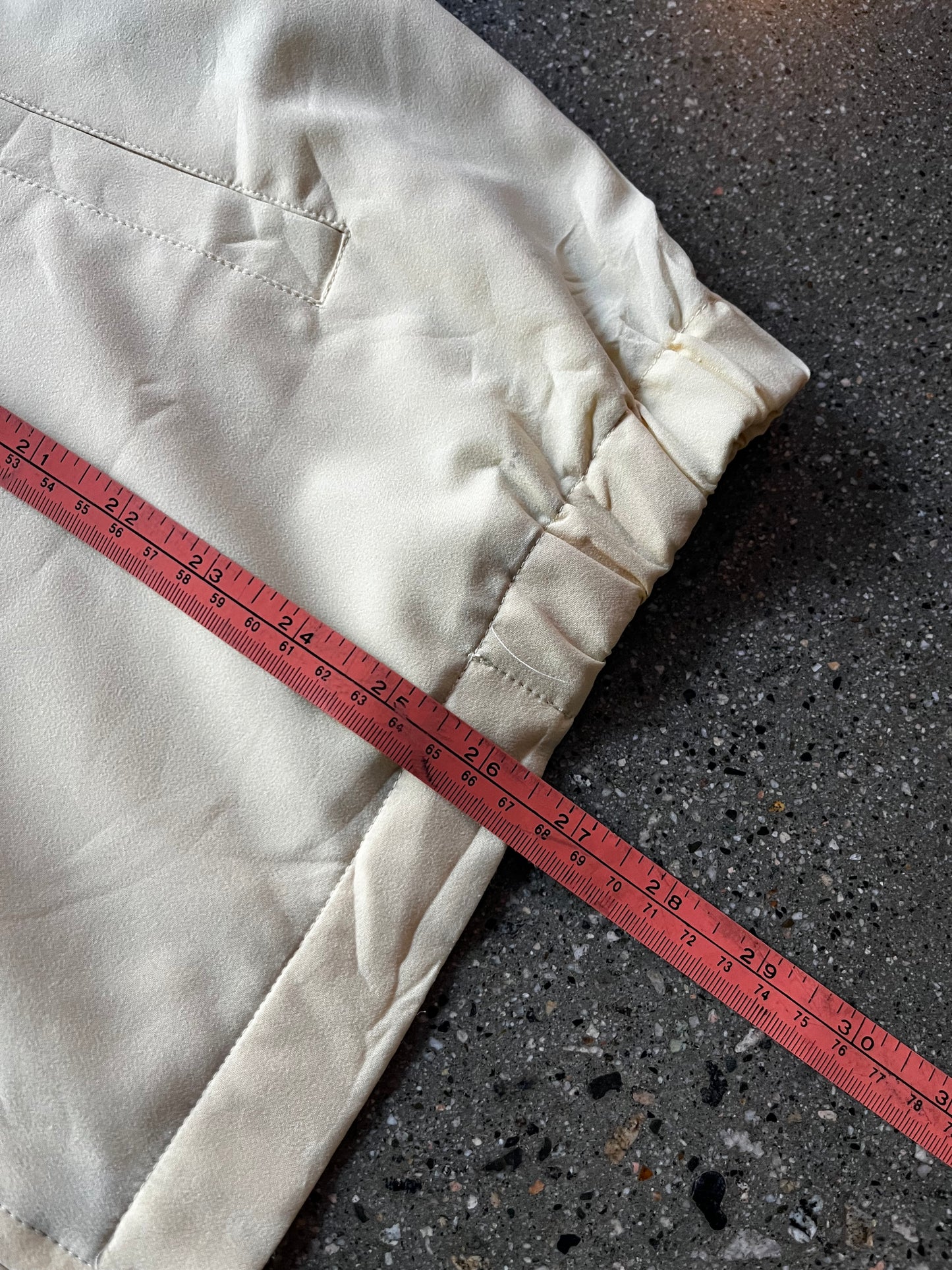 YSL light zip Cropped Harrington