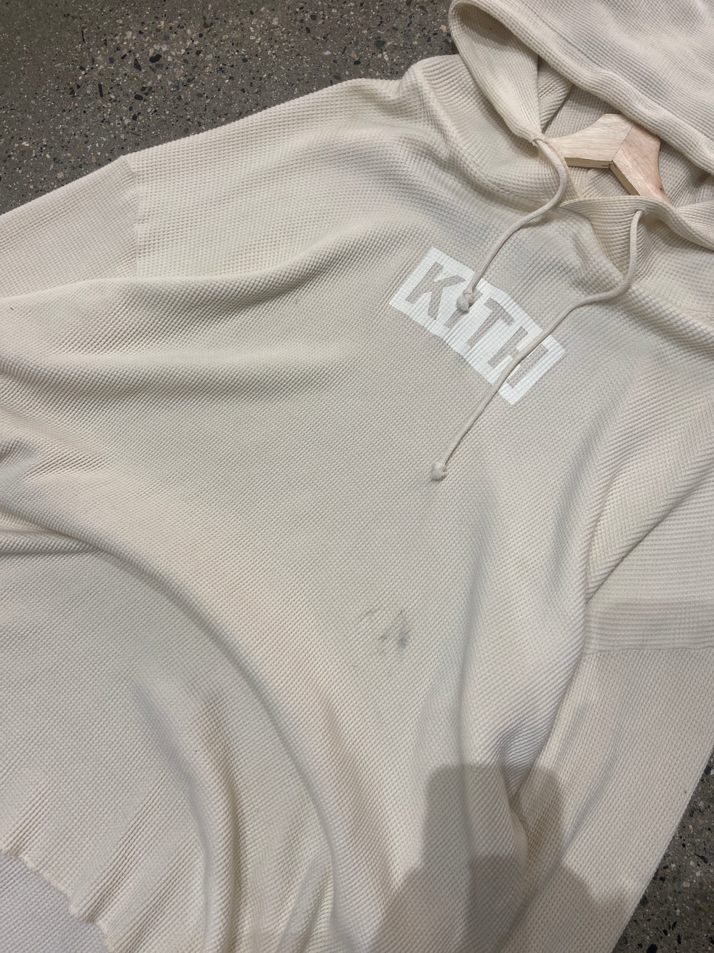 (2X) Kith x Calux Waffle Knit Oversized Hoodie