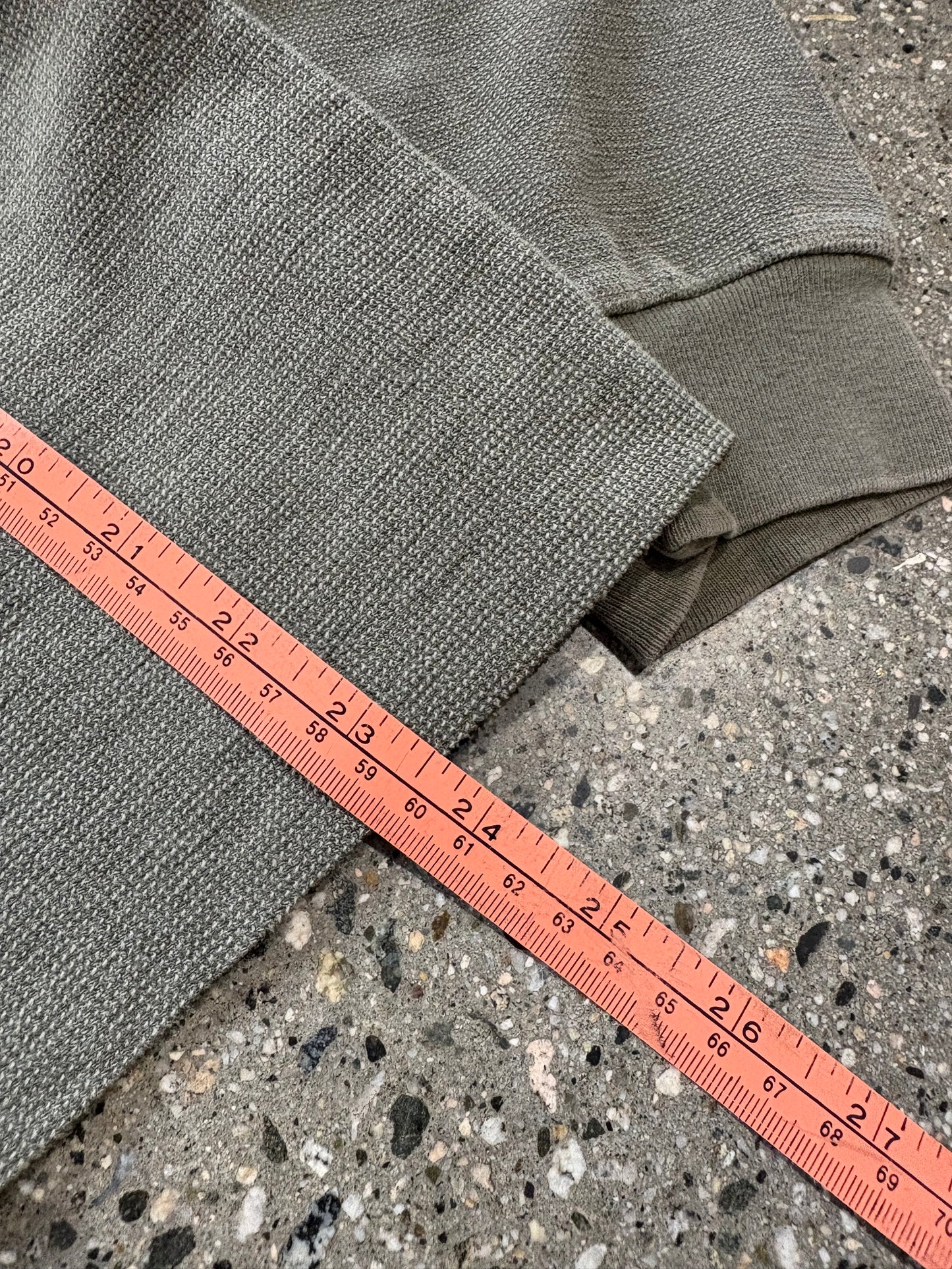 (M/L) Baldy 1/1 Cropped Sage Waffle Knit