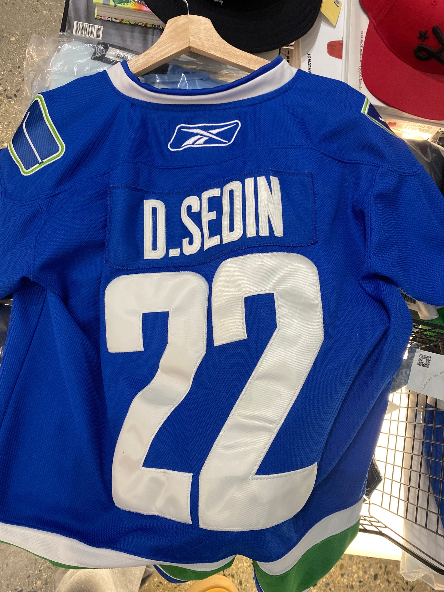 (L/XL) Vancouver Canucks Daniel Sedin Stanley Cup Finals Jersey