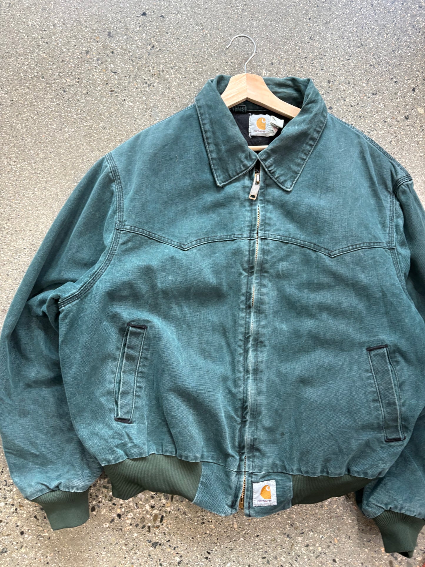 (XL/2XL) Green Sunfaded Carhartt Sante Fe