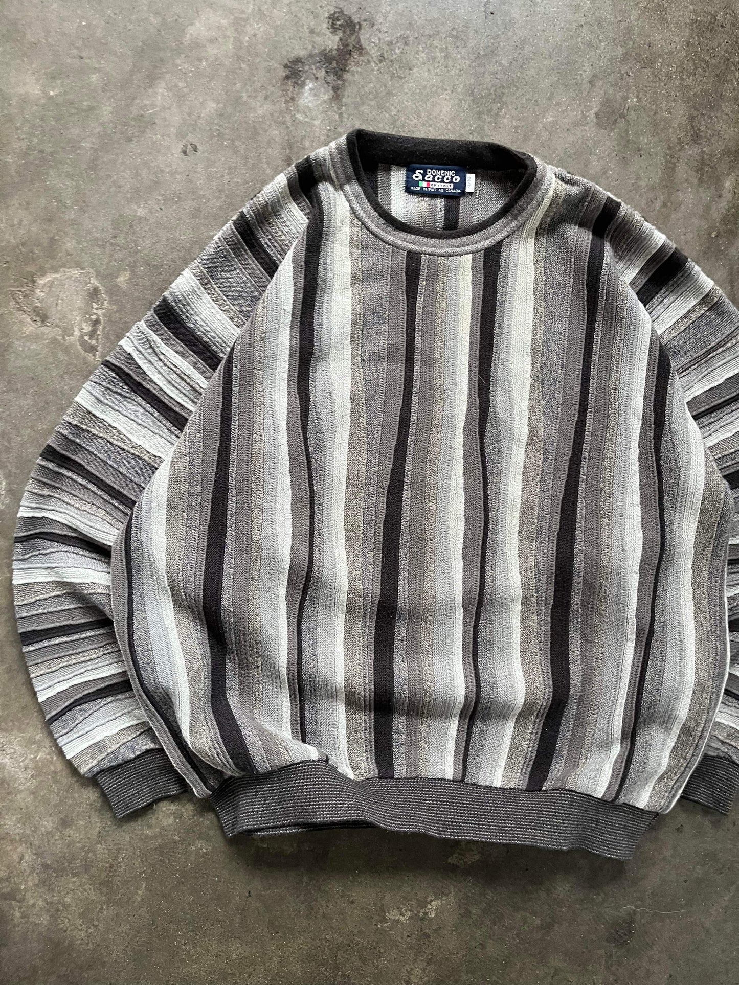 (XL/2X) Vintage 3D Italian Knit