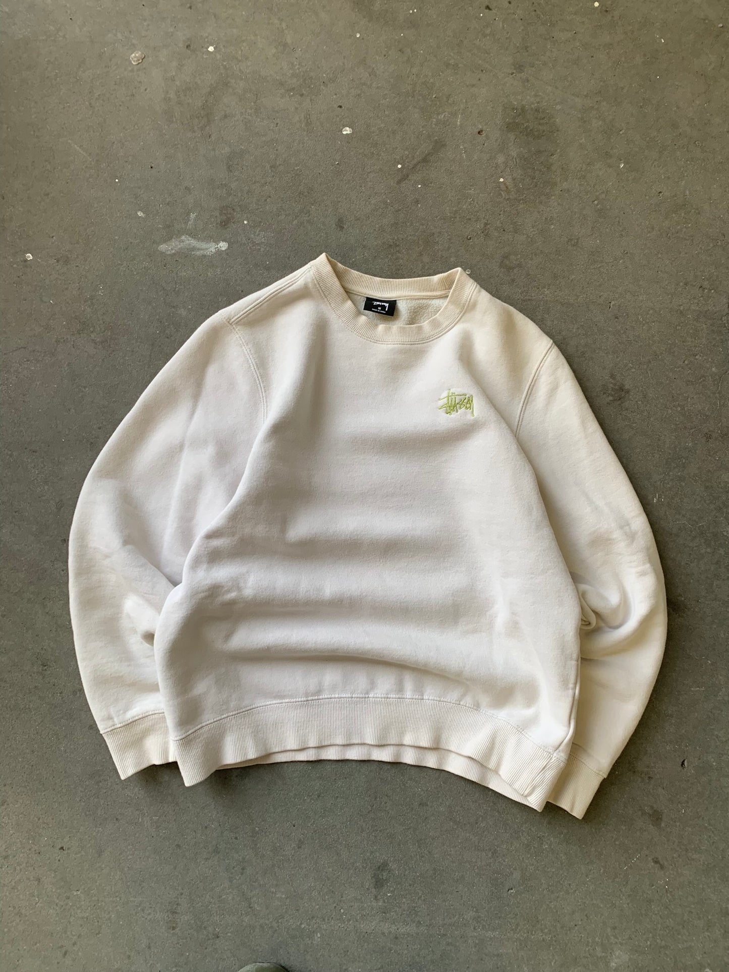 (M) Stussy Script Crewneck
