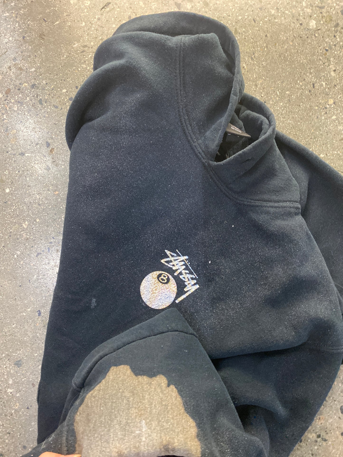 (M) Stussy 8Ball Doublesided Hoodie